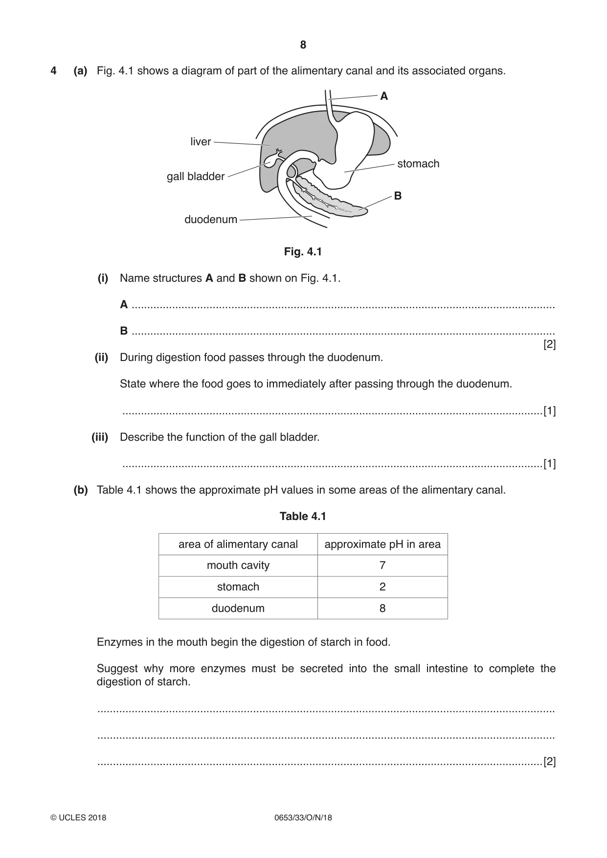 Cambridge IGCSE Science - Combined 0653 2018 Oct/Nov Paper 3 · Variant 3 question paper, page 8 of 20