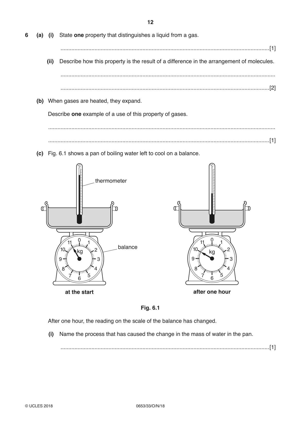 Cambridge IGCSE Science - Combined 0653 2018 Oct/Nov Paper 3 · Variant 3 question paper, page 12 of 20