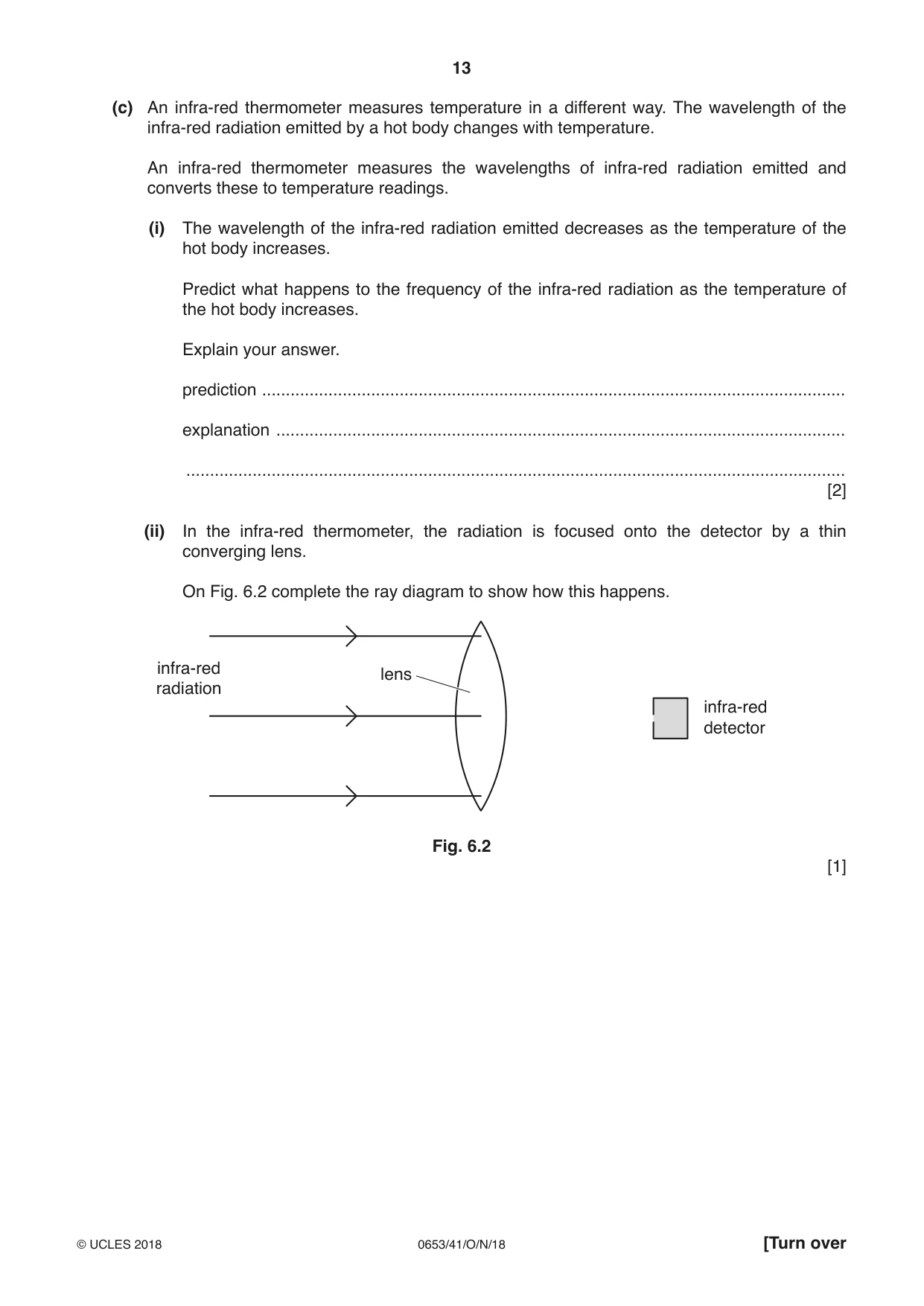 Cambridge IGCSE Science - Combined 0653 2018 Oct/Nov Paper 4 · Variant 1 question paper, page 13 of 20