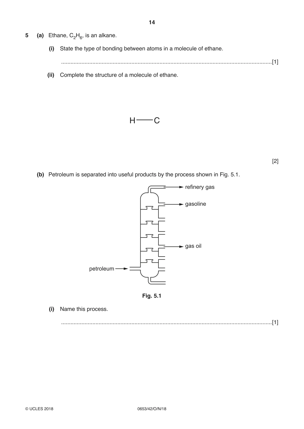 Cambridge IGCSE Science - Combined 0653 2018 Oct/Nov Paper 4 · Variant 2 question paper, page 14 of 24
