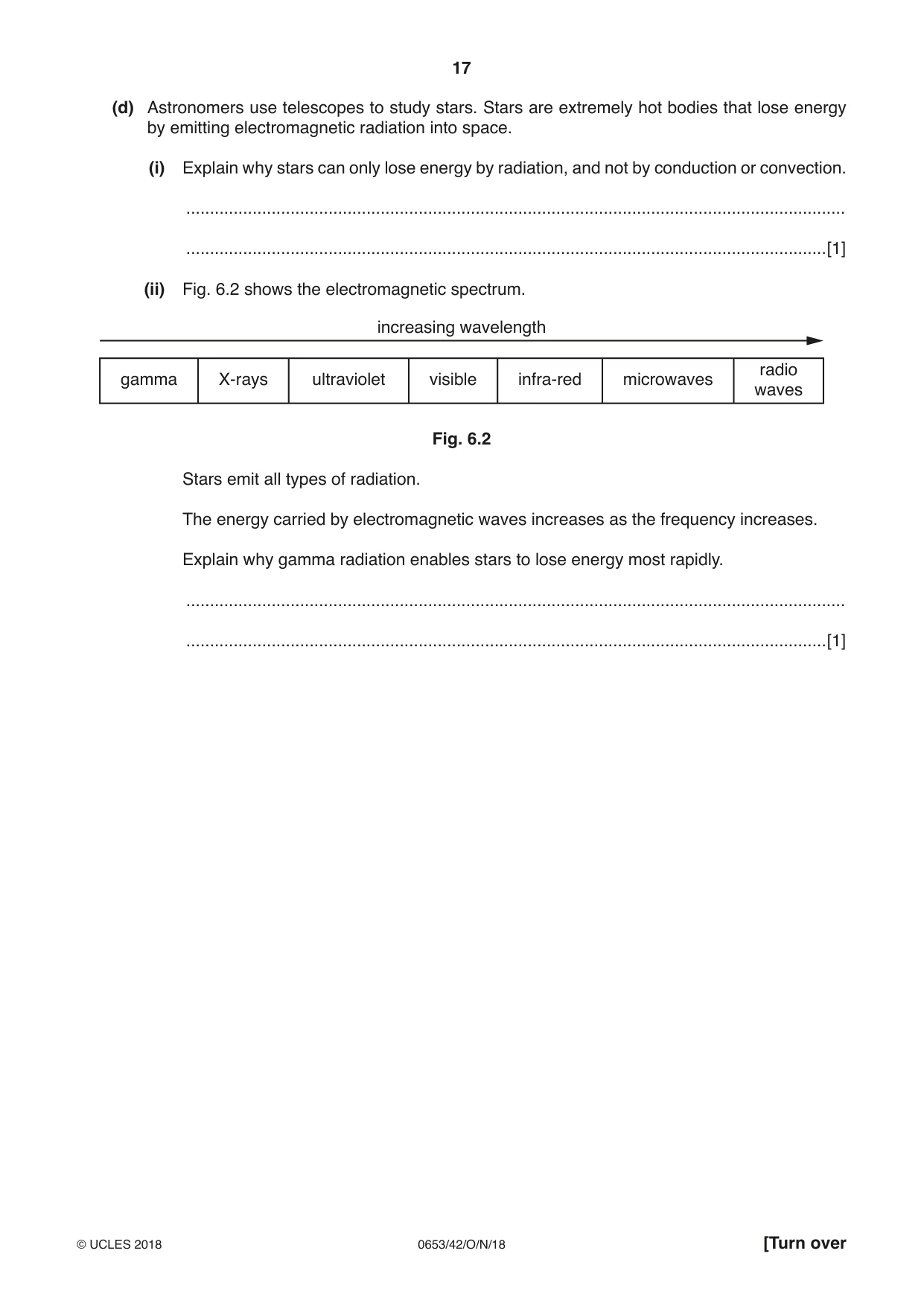 Cambridge IGCSE Science - Combined 0653 2018 Oct/Nov Paper 4 · Variant 2 question paper, page 17 of 24
