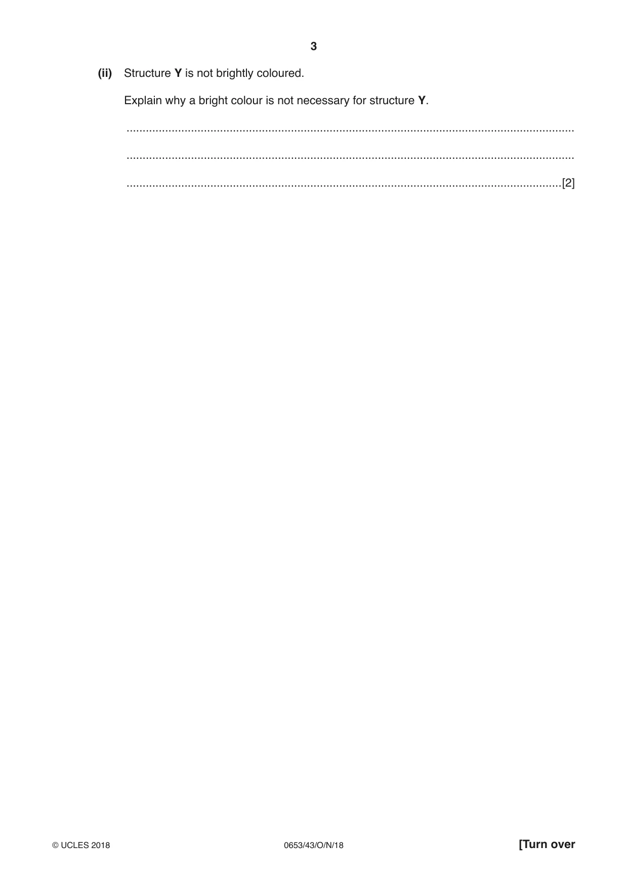 Cambridge IGCSE Science - Combined 0653 2018 Oct/Nov Paper 4 · Variant 3 question paper, page 3 of 24