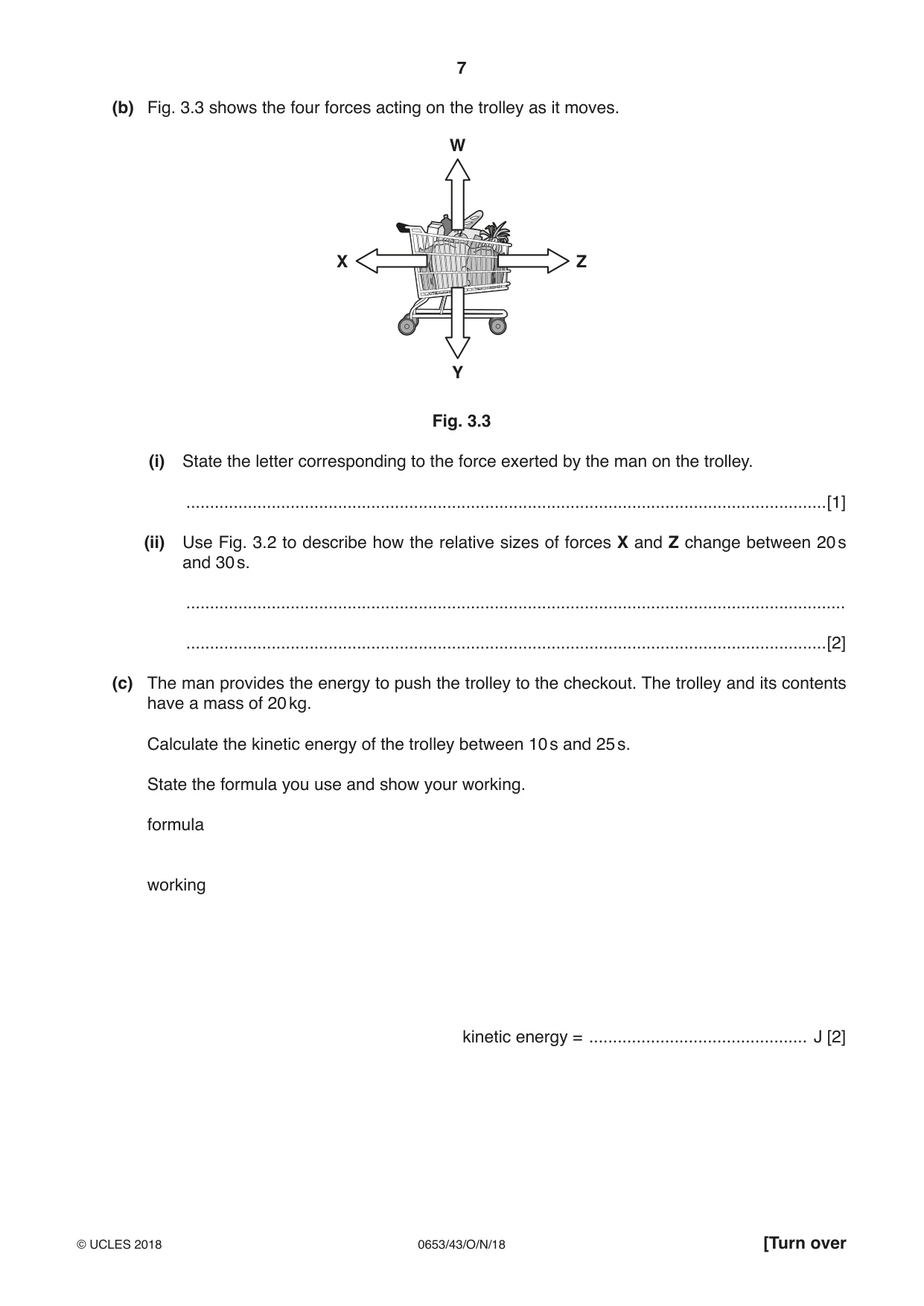 Cambridge IGCSE Science - Combined 0653 2018 Oct/Nov Paper 4 · Variant 3 question paper, page 7 of 24