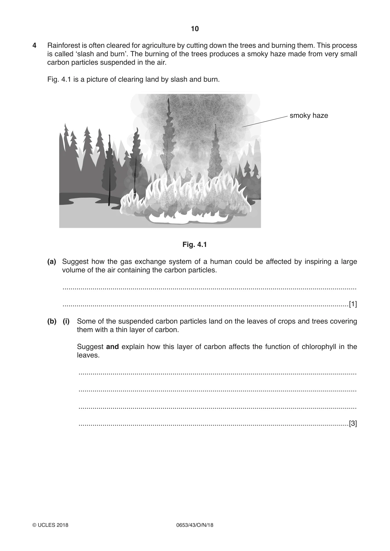 Cambridge IGCSE Science - Combined 0653 2018 Oct/Nov Paper 4 · Variant 3 question paper, page 10 of 24
