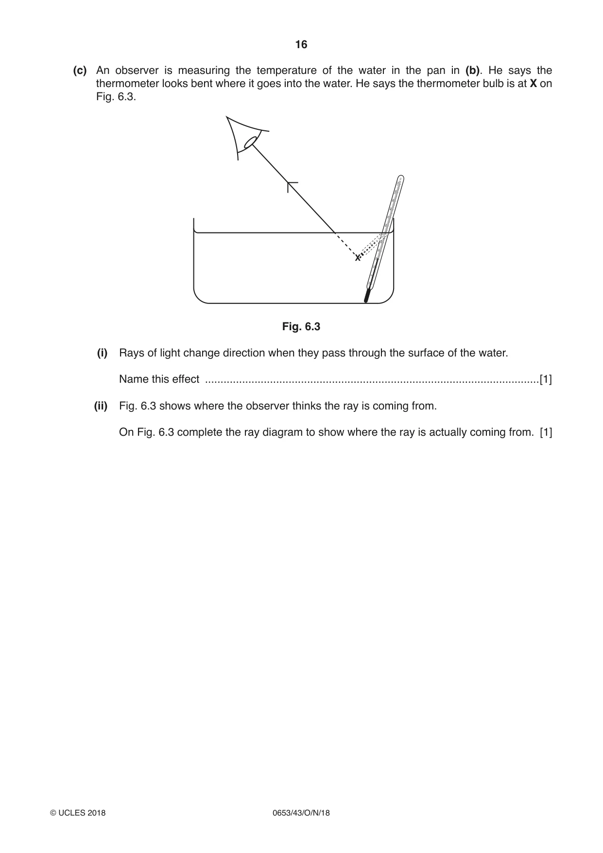 Cambridge IGCSE Science - Combined 0653 2018 Oct/Nov Paper 4 · Variant 3 question paper, page 16 of 24