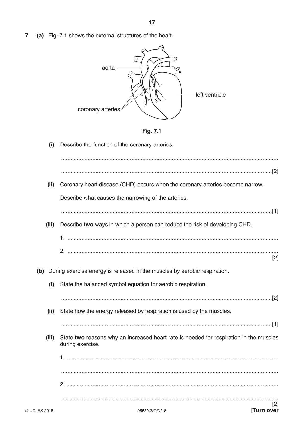 Cambridge IGCSE Science - Combined 0653 2018 Oct/Nov Paper 4 · Variant 3 question paper, page 17 of 24