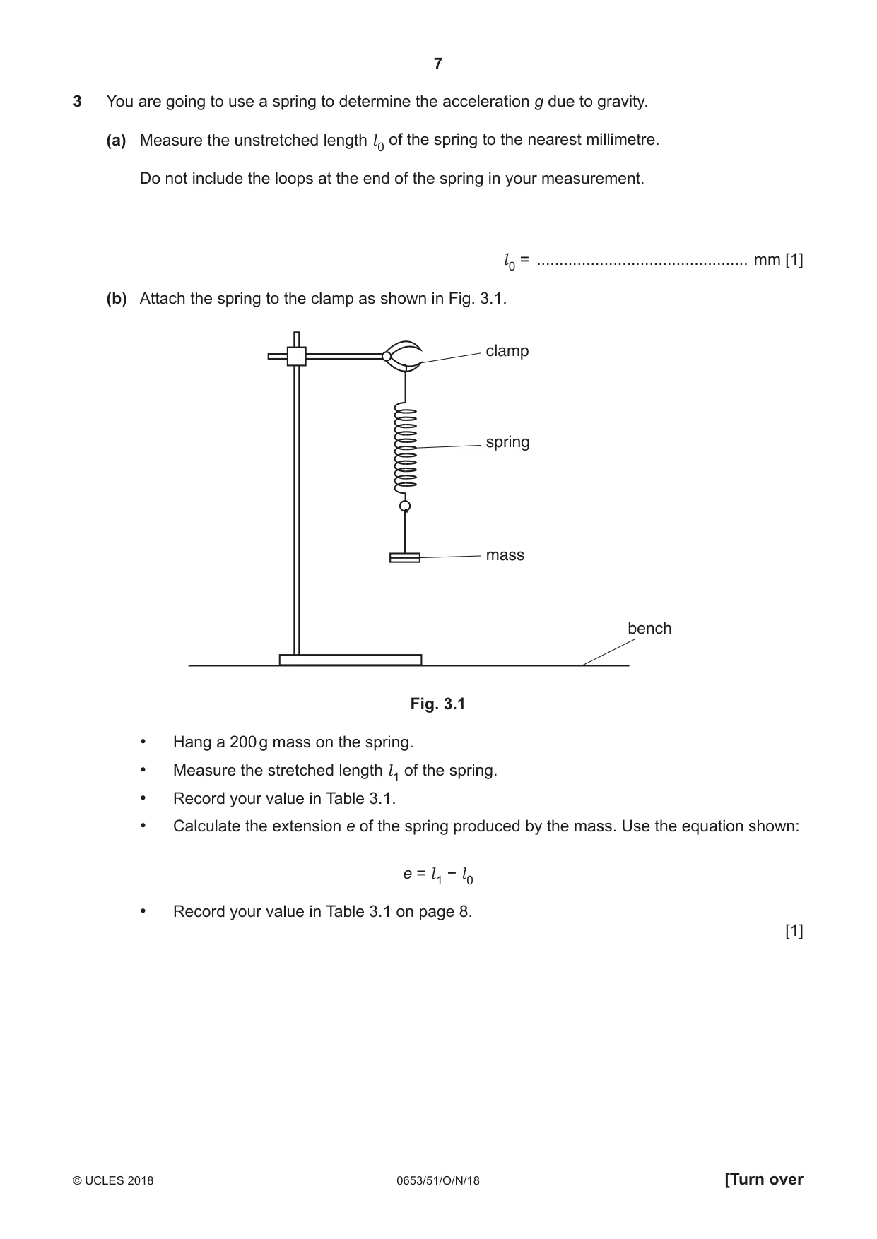 Cambridge IGCSE Science - Combined 0653 2018 Oct/Nov Paper 5 · Variant 1 question paper, page 7 of 12