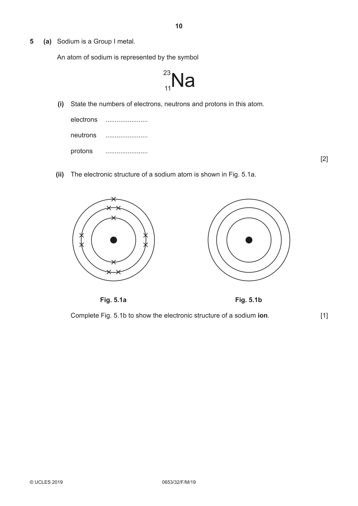 Cambridge IGCSE Science - Combined 0653 2019 Feb/March Paper 3 · Variant 2 question paper, page 10 of 20