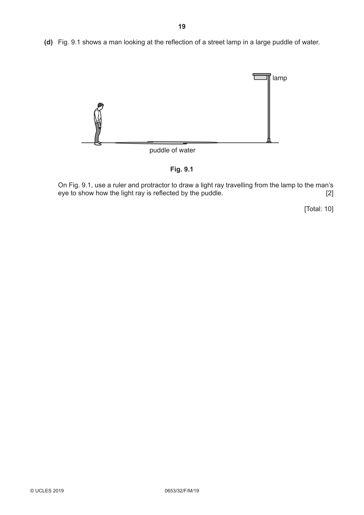 Cambridge IGCSE Science - Combined 0653 2019 Feb/March Paper 3 · Variant 2 question paper, page 19 of 20