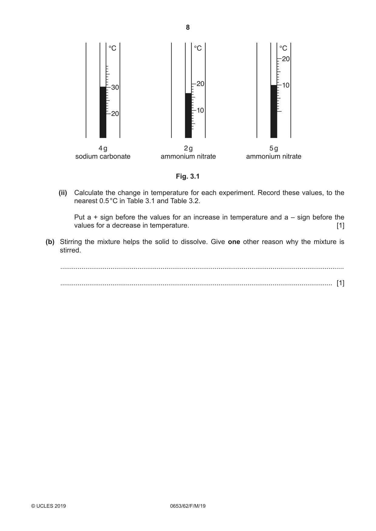 Cambridge IGCSE Science - Combined 0653 2019 Feb/March Paper 6 · Variant 2 question paper, page 8 of 16