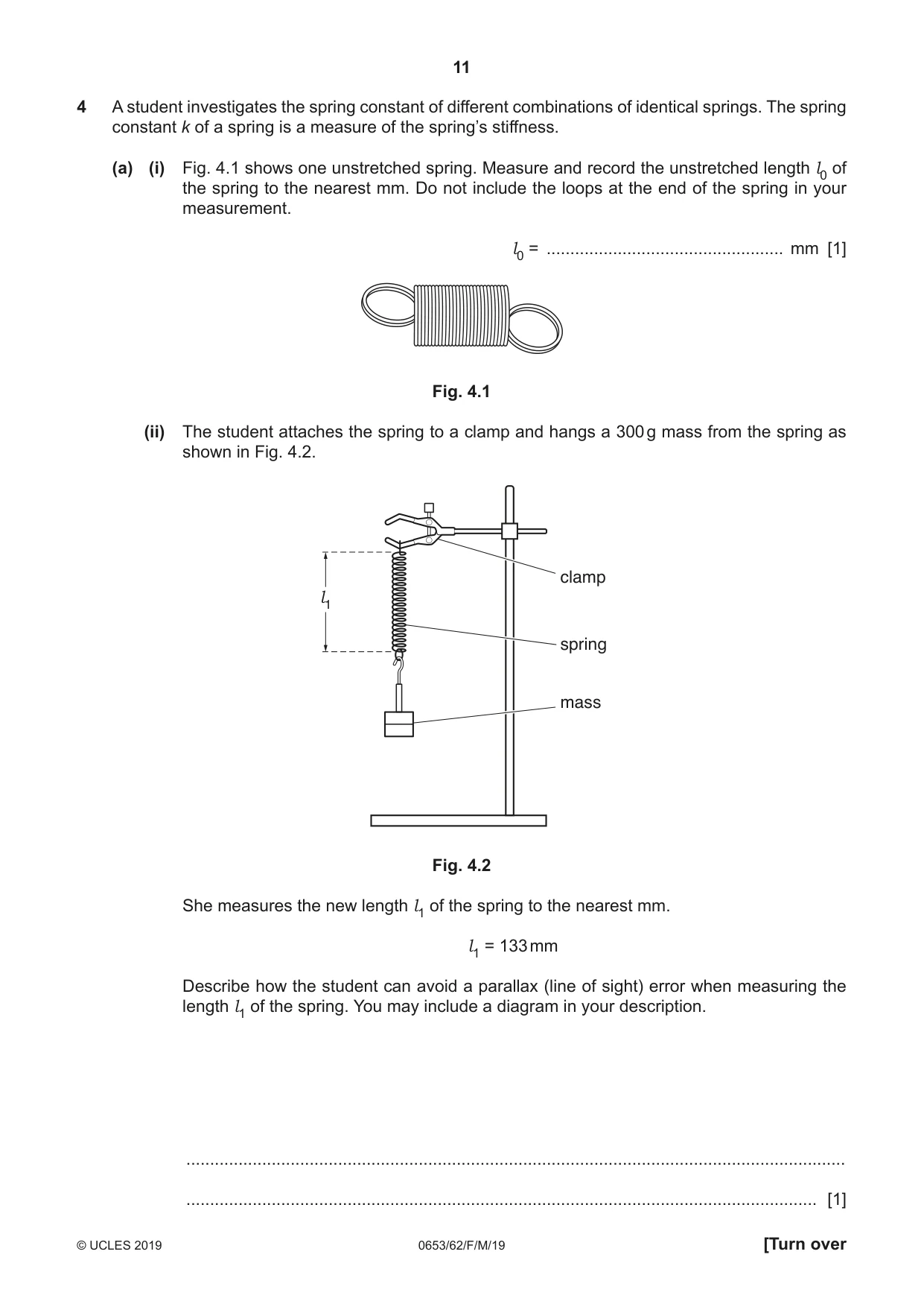 Cambridge IGCSE Science - Combined 0653 2019 Feb/March Paper 6 · Variant 2 question paper, page 11 of 16