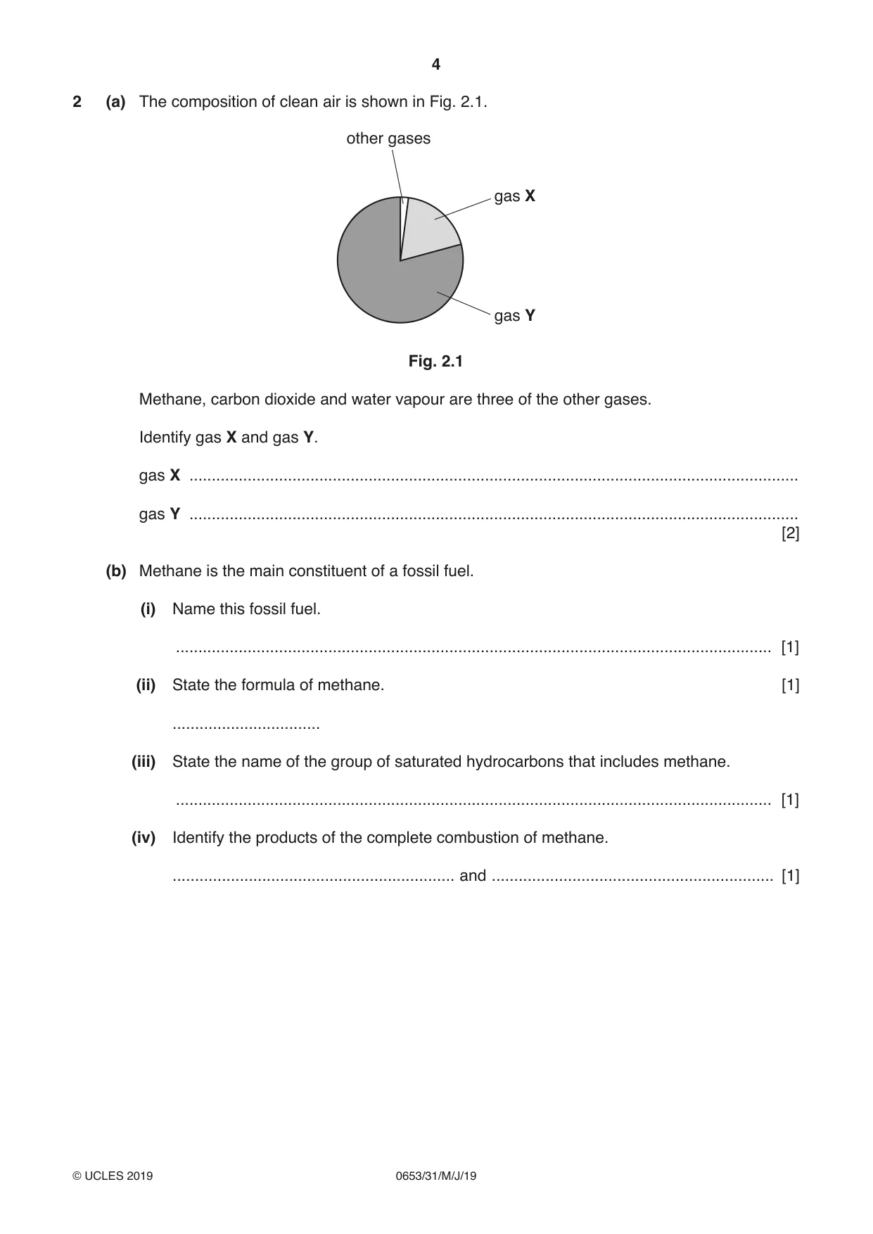 Cambridge IGCSE Science - Combined 0653 2019 May/June Paper 3 · Variant 1 question paper, page 4 of 20
