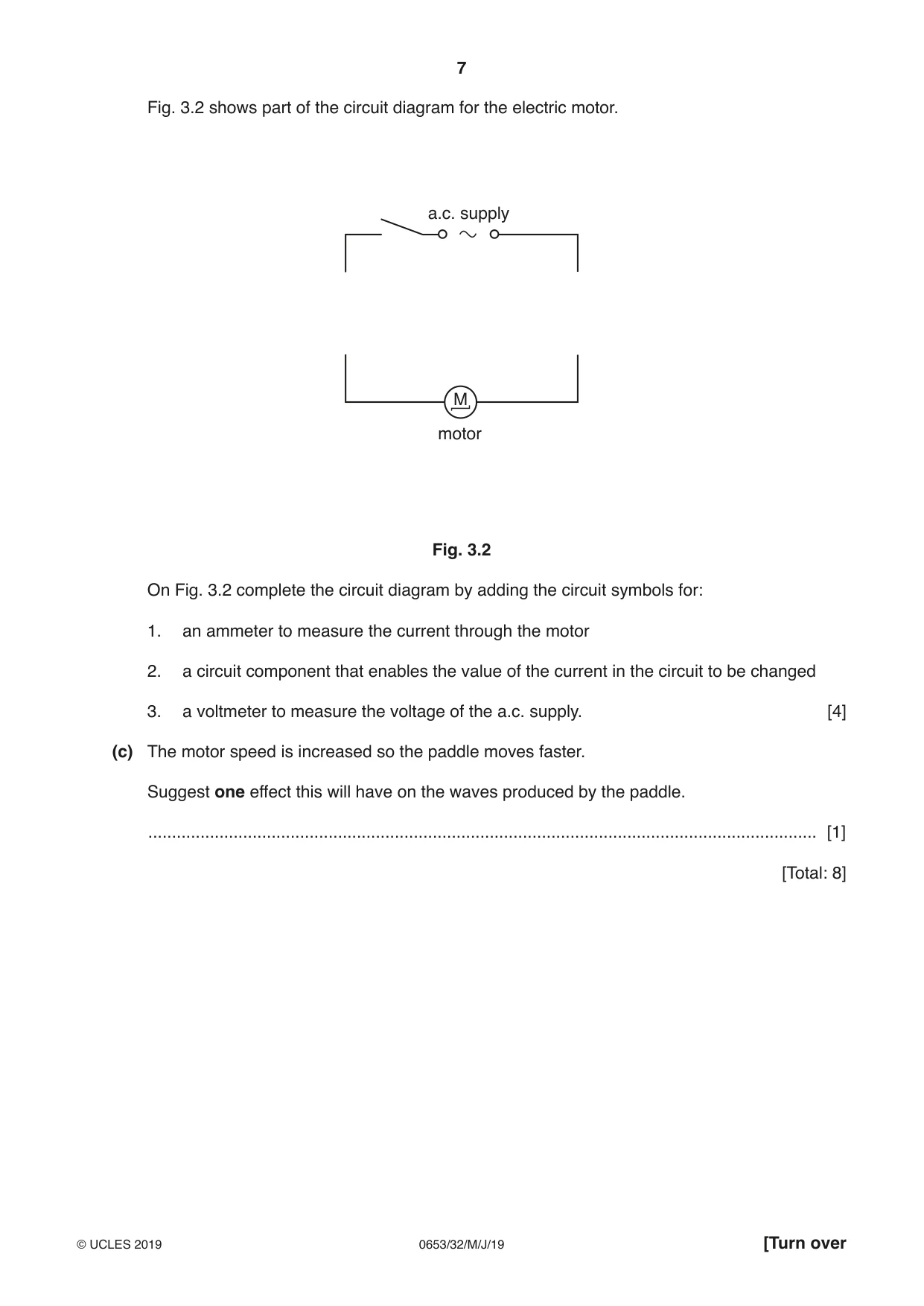 Cambridge IGCSE Science - Combined 0653 2019 May/June Paper 3 · Variant 2 question paper, page 7 of 20