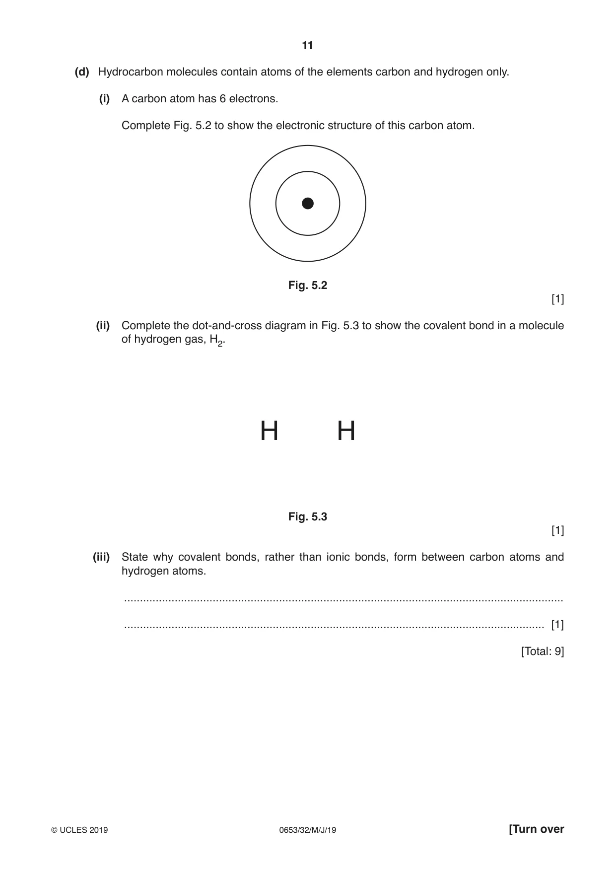 Cambridge IGCSE Science - Combined 0653 2019 May/June Paper 3 · Variant 2 question paper, page 11 of 20