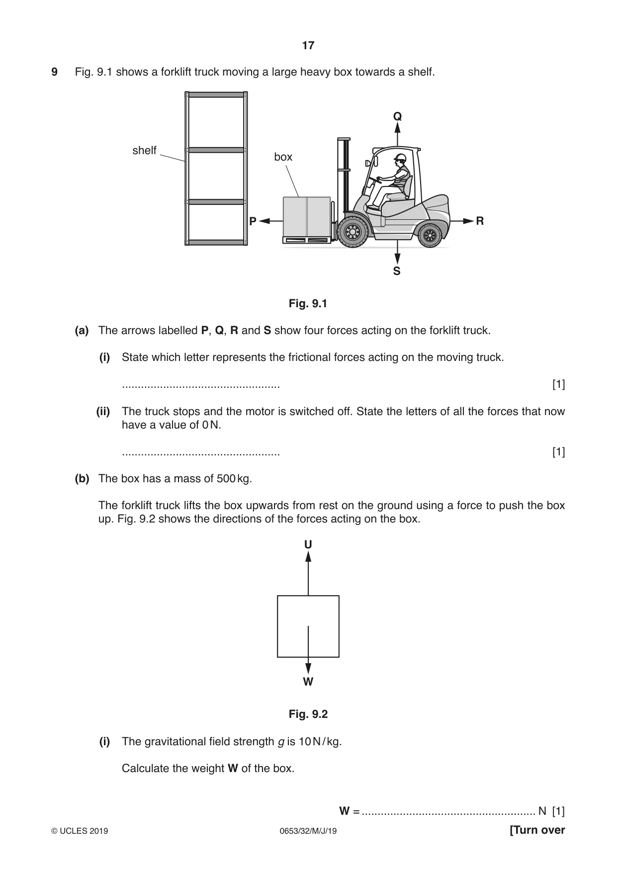 Cambridge IGCSE Science - Combined 0653 2019 May/June Paper 3 · Variant 2 question paper, page 17 of 20