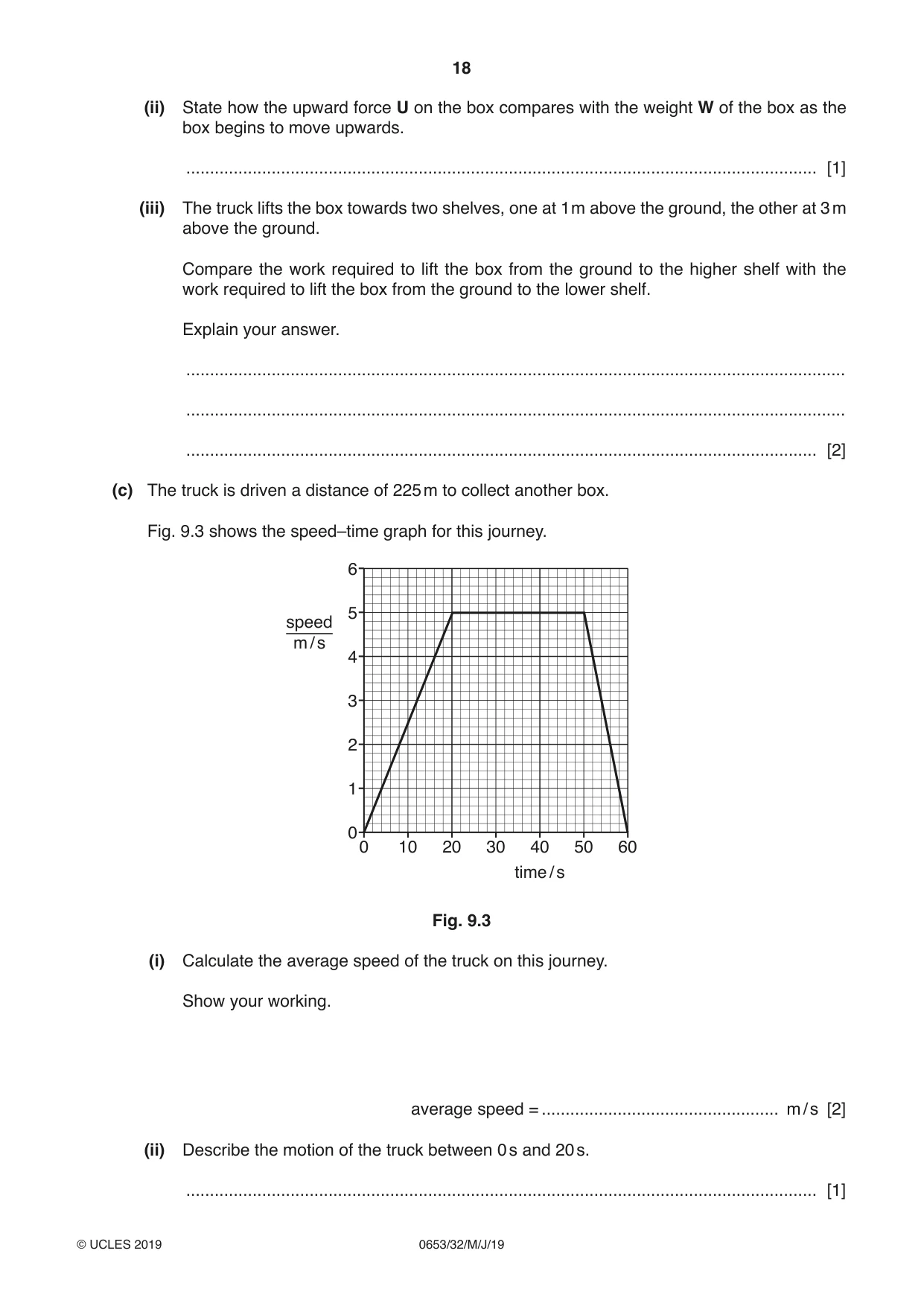 Cambridge IGCSE Science - Combined 0653 2019 May/June Paper 3 · Variant 2 question paper, page 18 of 20