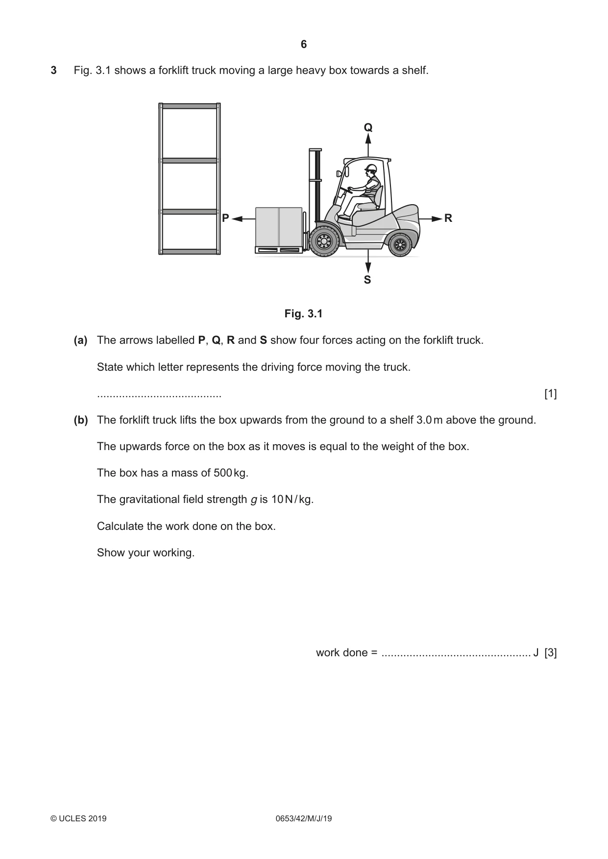 Cambridge IGCSE Science - Combined 0653 2019 May/June Paper 4 · Variant 2 question paper, page 6 of 20