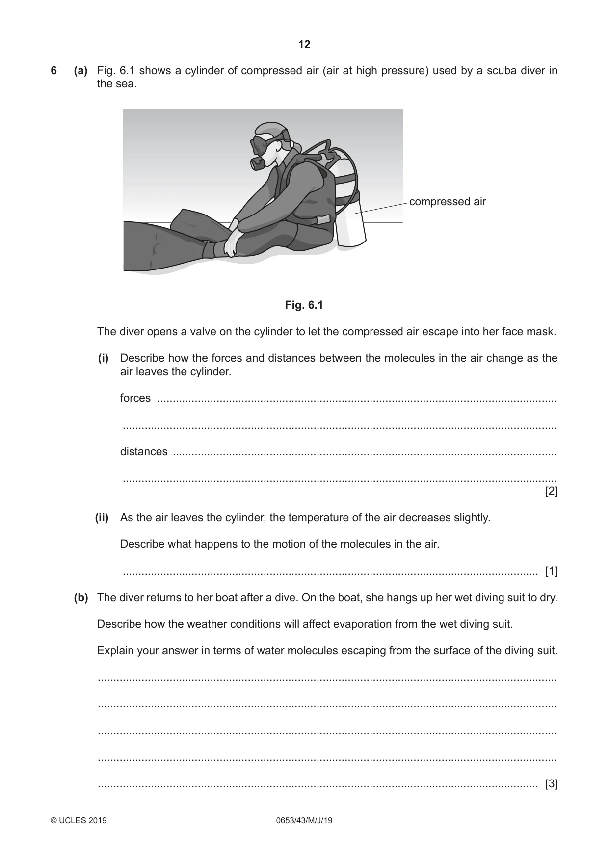 Cambridge IGCSE Science - Combined 0653 2019 May/June Paper 4 · Variant 3 question paper, page 12 of 20