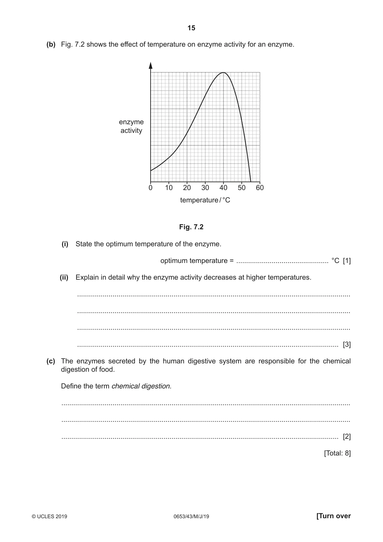 Cambridge IGCSE Science - Combined 0653 2019 May/June Paper 4 · Variant 3 question paper, page 15 of 20