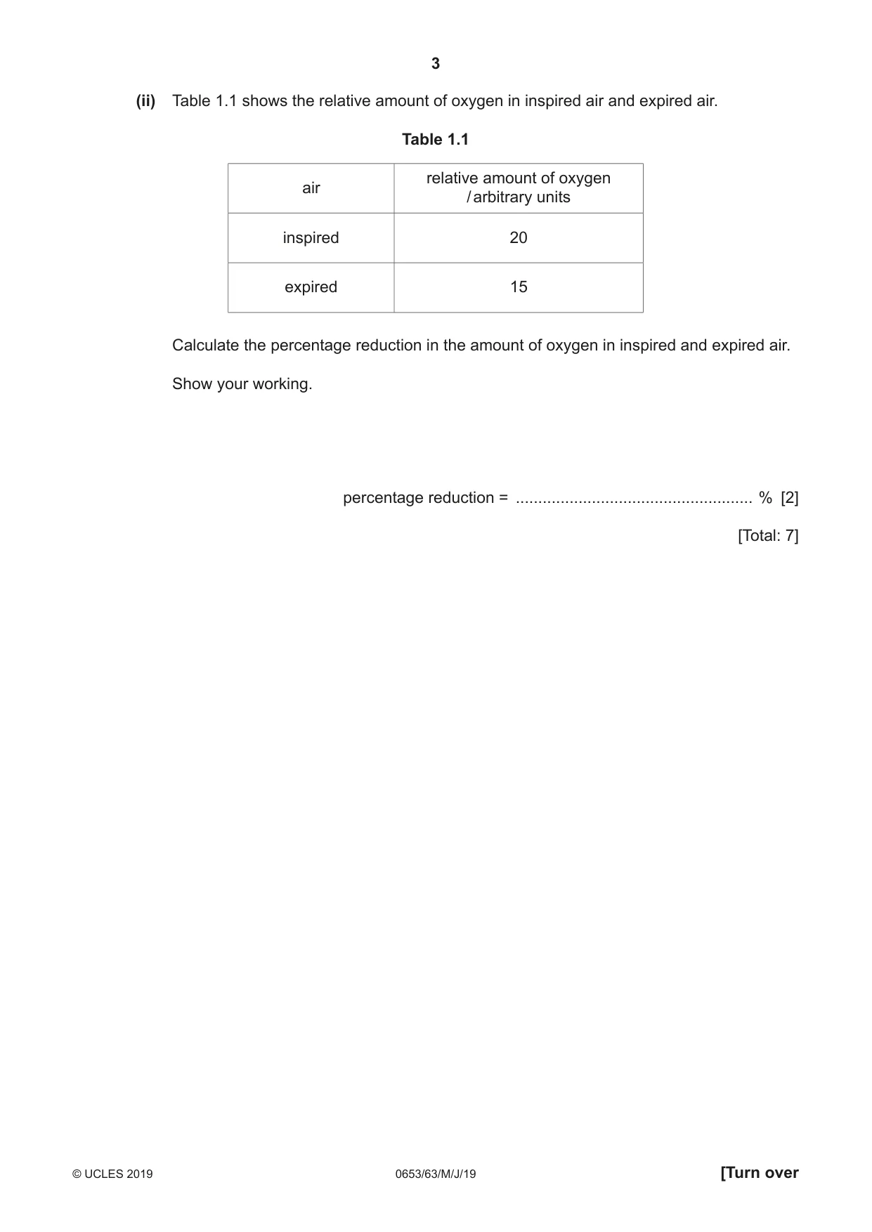 Cambridge IGCSE Science - Combined 0653 2019 May/June Paper 6 · Variant 3 question paper, page 3 of 16