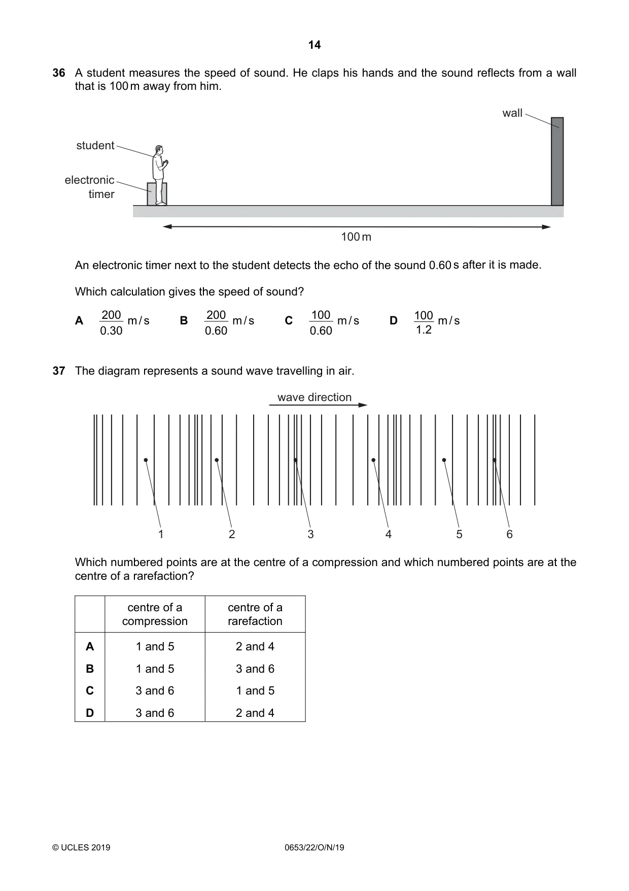 Cambridge IGCSE Science - Combined 0653 2019 Oct/Nov Paper 2 · Variant 2 question paper, page 14 of 16