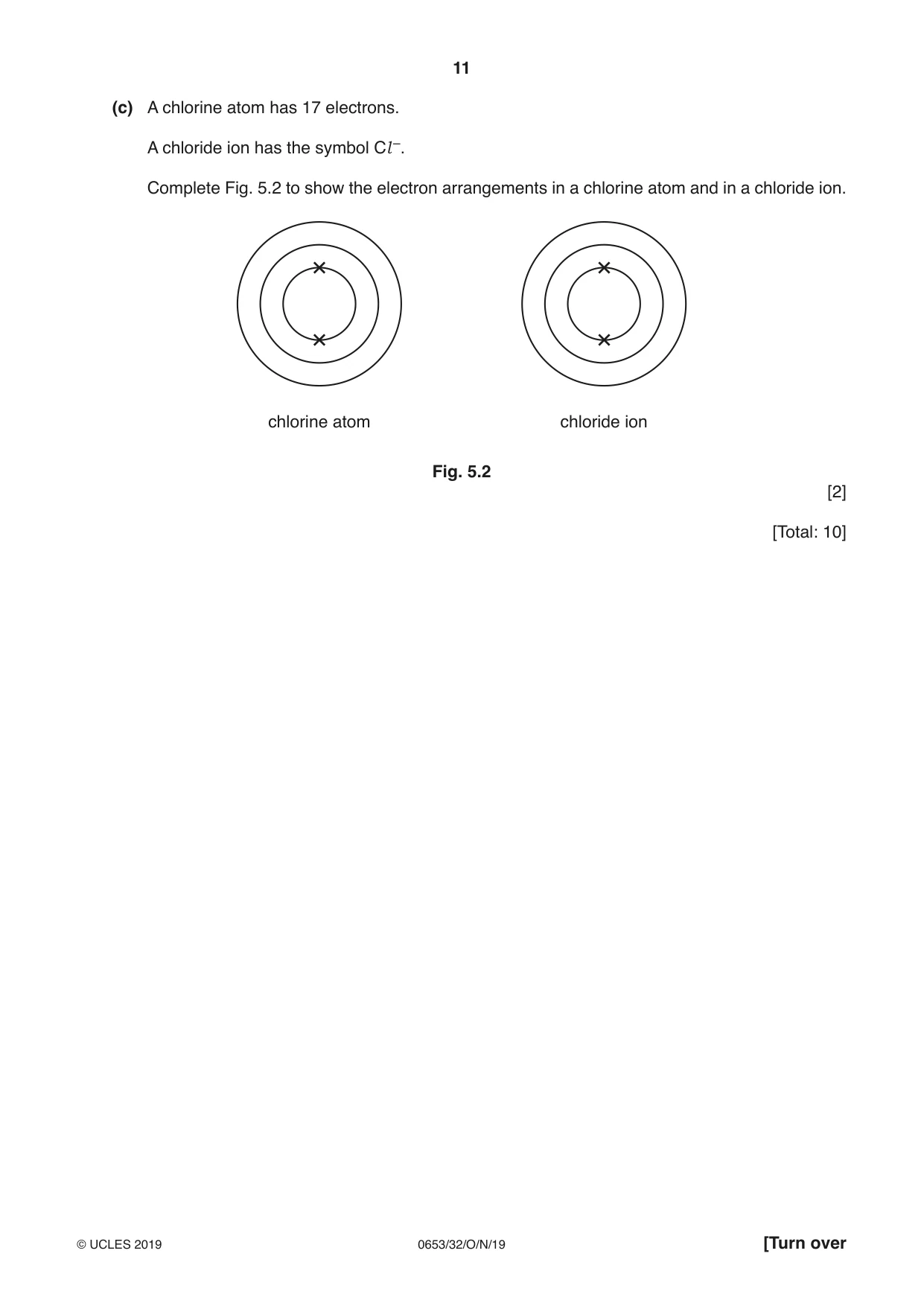 Cambridge IGCSE Science - Combined 0653 2019 Oct/Nov Paper 3 · Variant 2 question paper, page 11 of 20