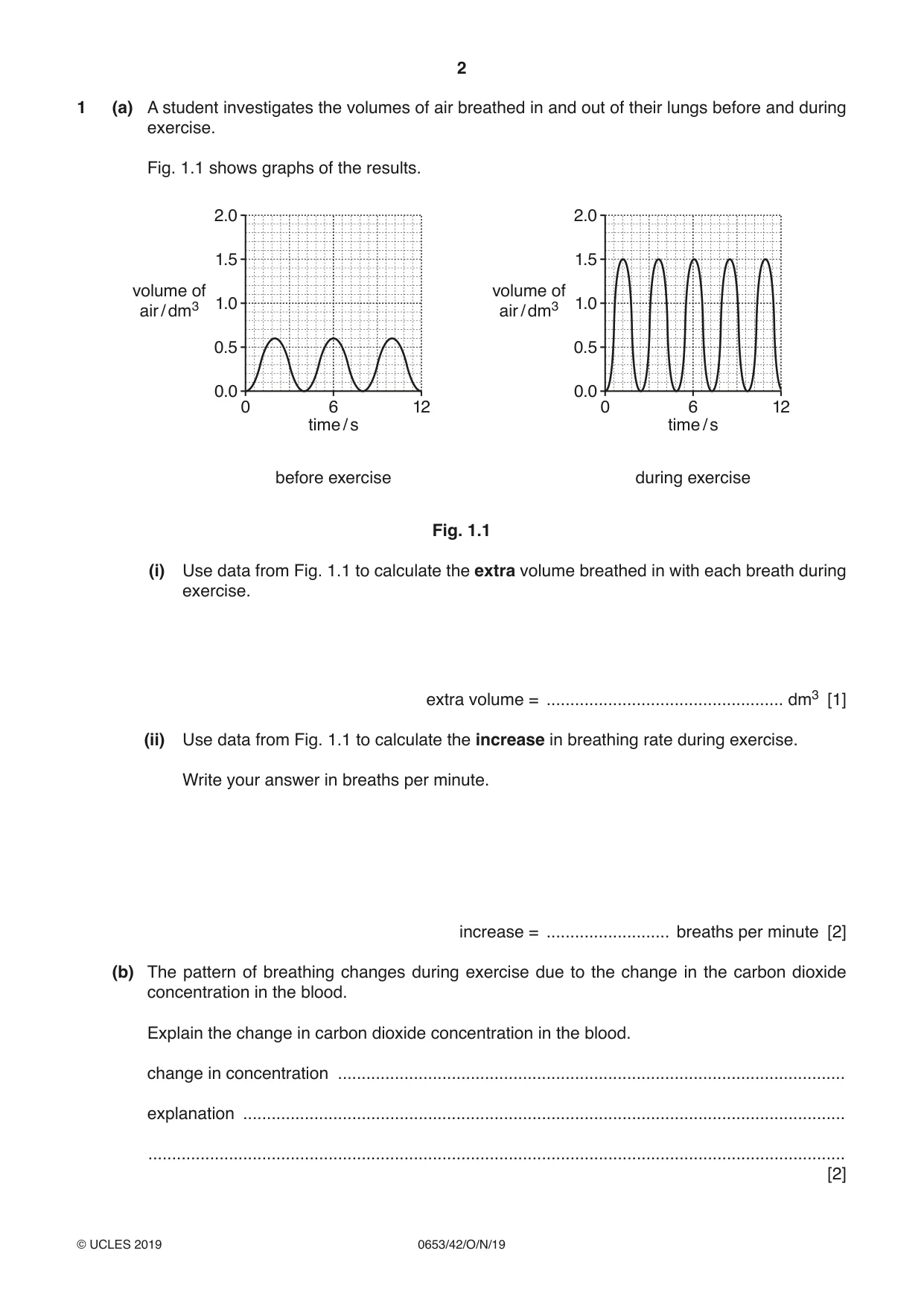 Cambridge IGCSE Science - Combined 0653 2019 Oct/Nov Paper 4 · Variant 2 question paper, page 2 of 20