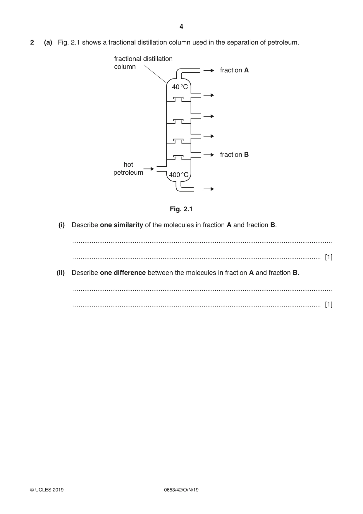 Cambridge IGCSE Science - Combined 0653 2019 Oct/Nov Paper 4 · Variant 2 question paper, page 4 of 20