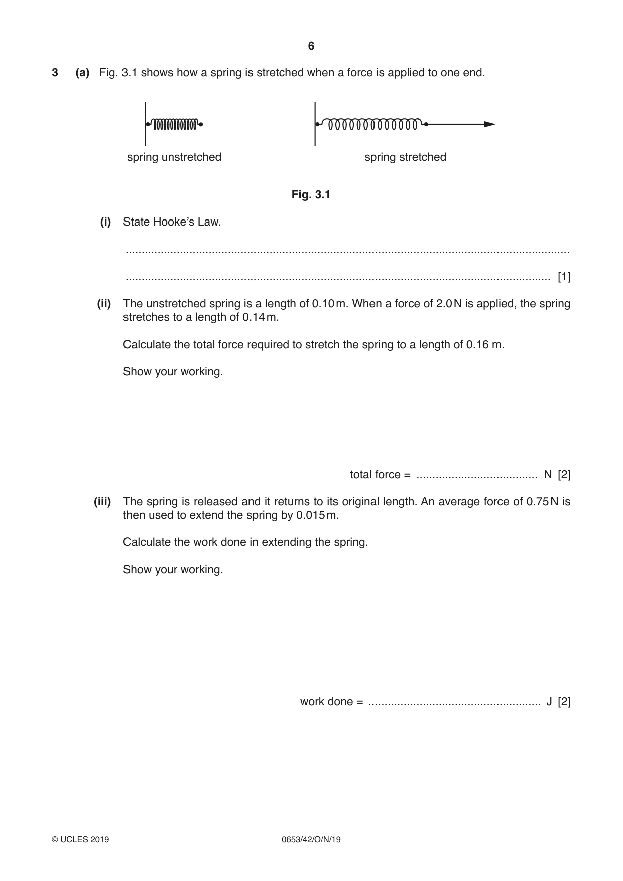 Cambridge IGCSE Science - Combined 0653 2019 Oct/Nov Paper 4 · Variant 2 question paper, page 6 of 20