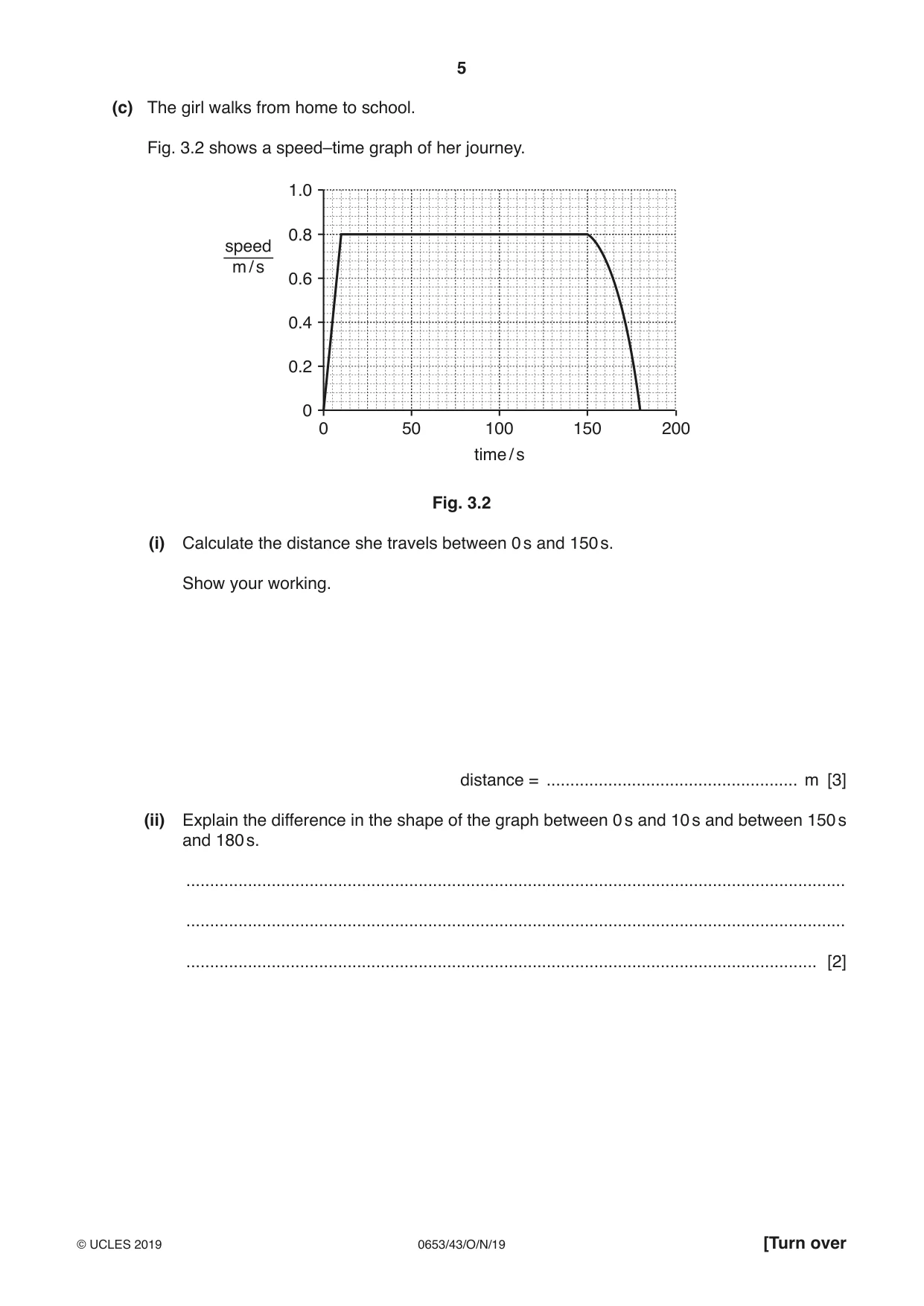 Cambridge IGCSE Science - Combined 0653 2019 Oct/Nov Paper 4 · Variant 3 question paper, page 5 of 20