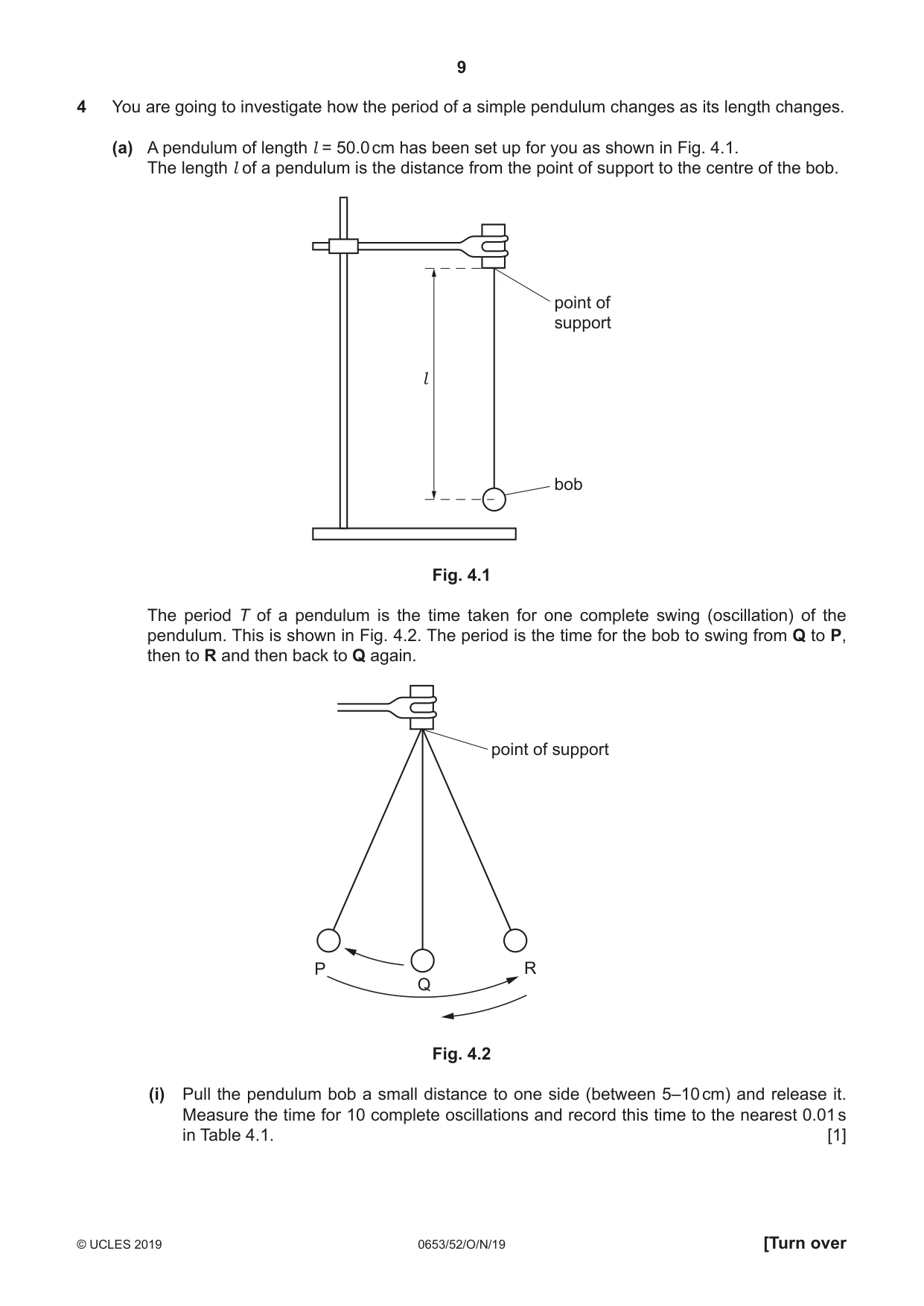 Cambridge IGCSE Science - Combined 0653 2019 Oct/Nov Paper 5 · Variant 2 question paper, page 9 of 12