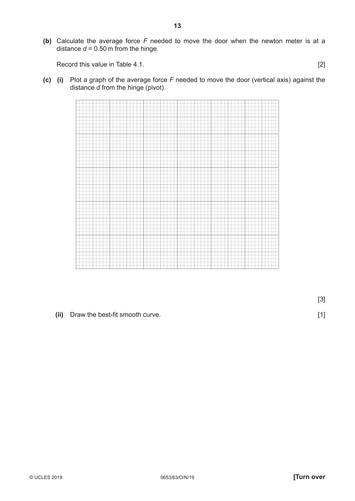 Cambridge IGCSE Science - Combined 0653 2019 Oct/Nov Paper 6 · Variant 3 question paper, page 13 of 16