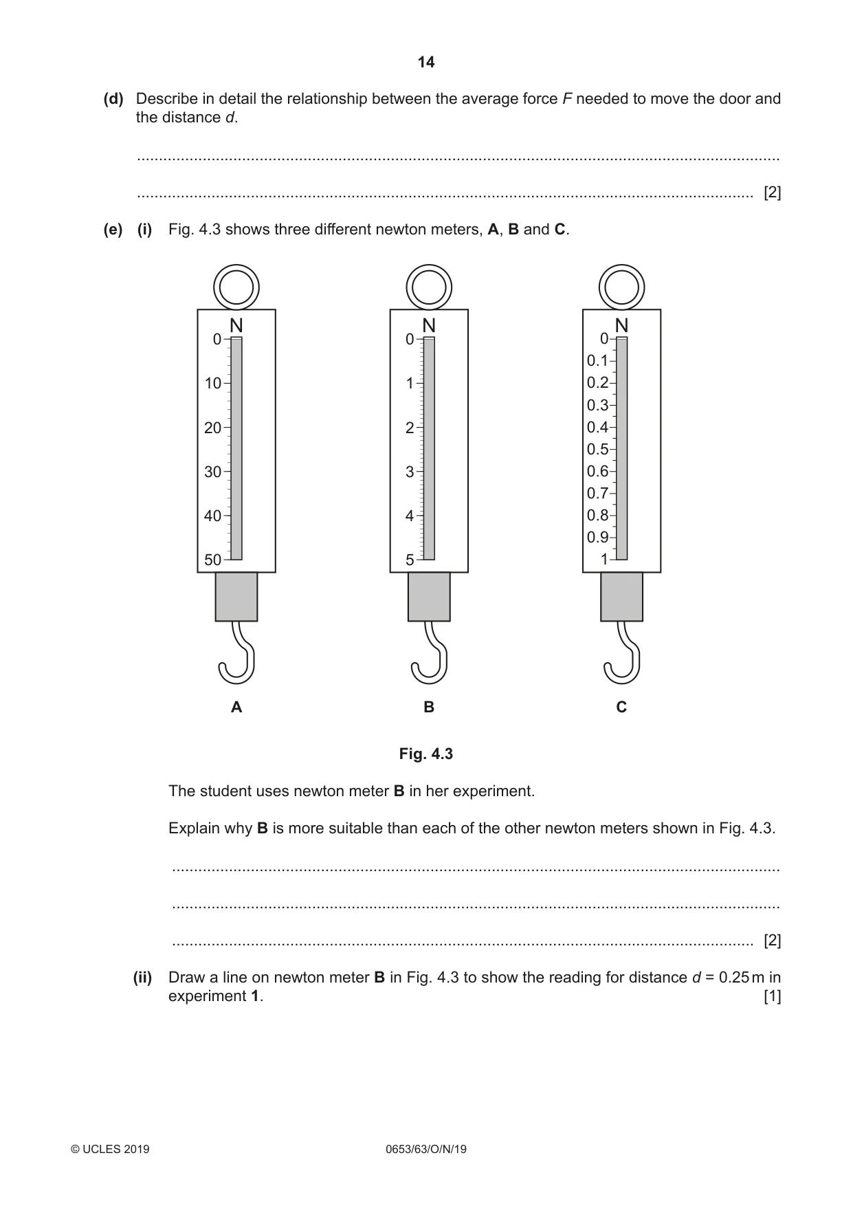 Cambridge IGCSE Science - Combined 0653 2019 Oct/Nov Paper 6 · Variant 3 question paper, page 14 of 16