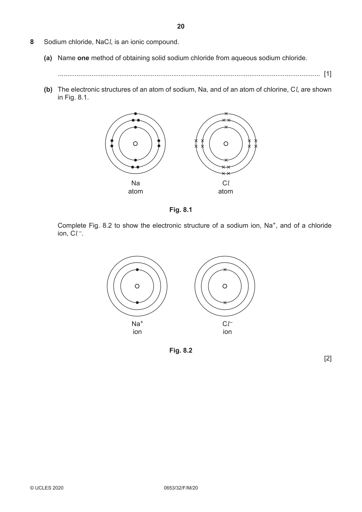 Cambridge IGCSE Science - Combined 0653 2020 Feb/March Paper 3 · Variant 2 question paper, page 20 of 24