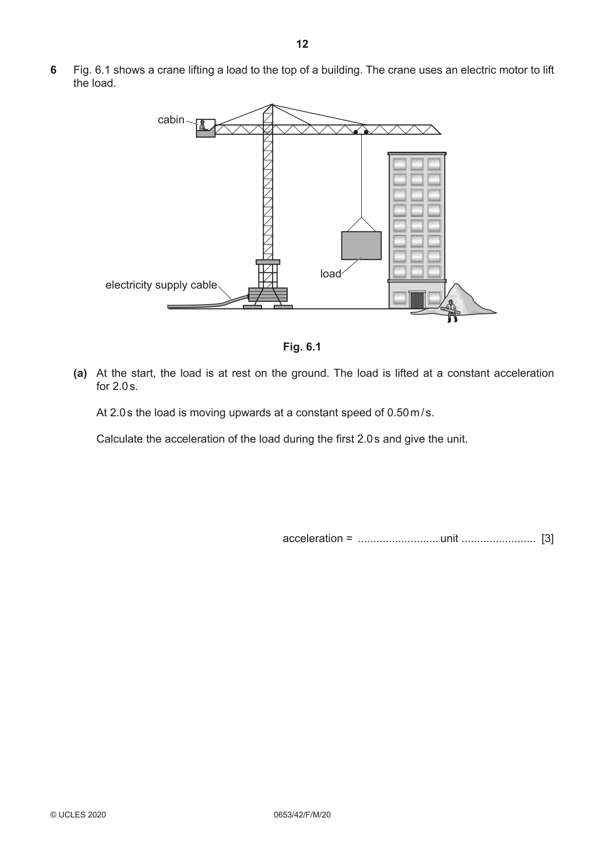 Cambridge IGCSE Science - Combined 0653 2020 Feb/March Paper 4 · Variant 2 question paper, page 12 of 20