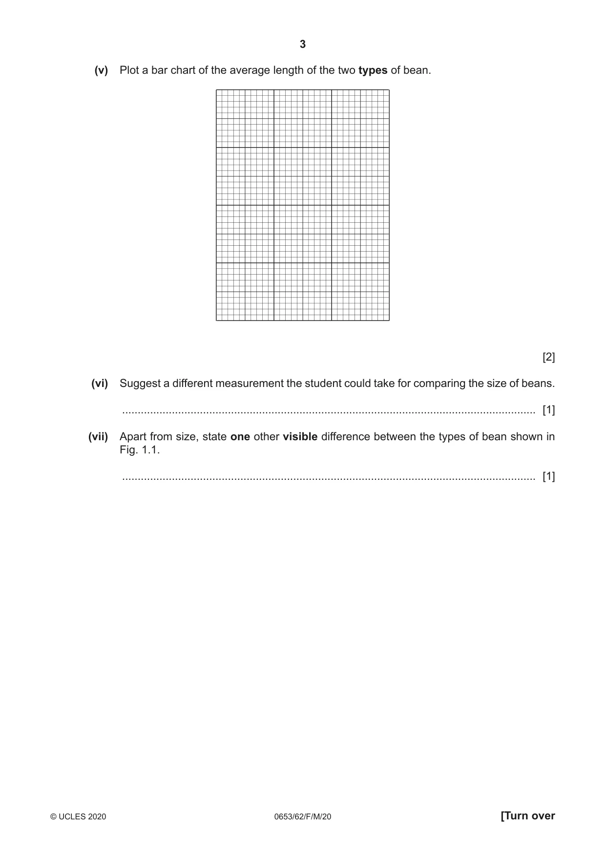 Cambridge IGCSE Science - Combined 0653 2020 Feb/March Paper 6 · Variant 2 question paper, page 3 of 12