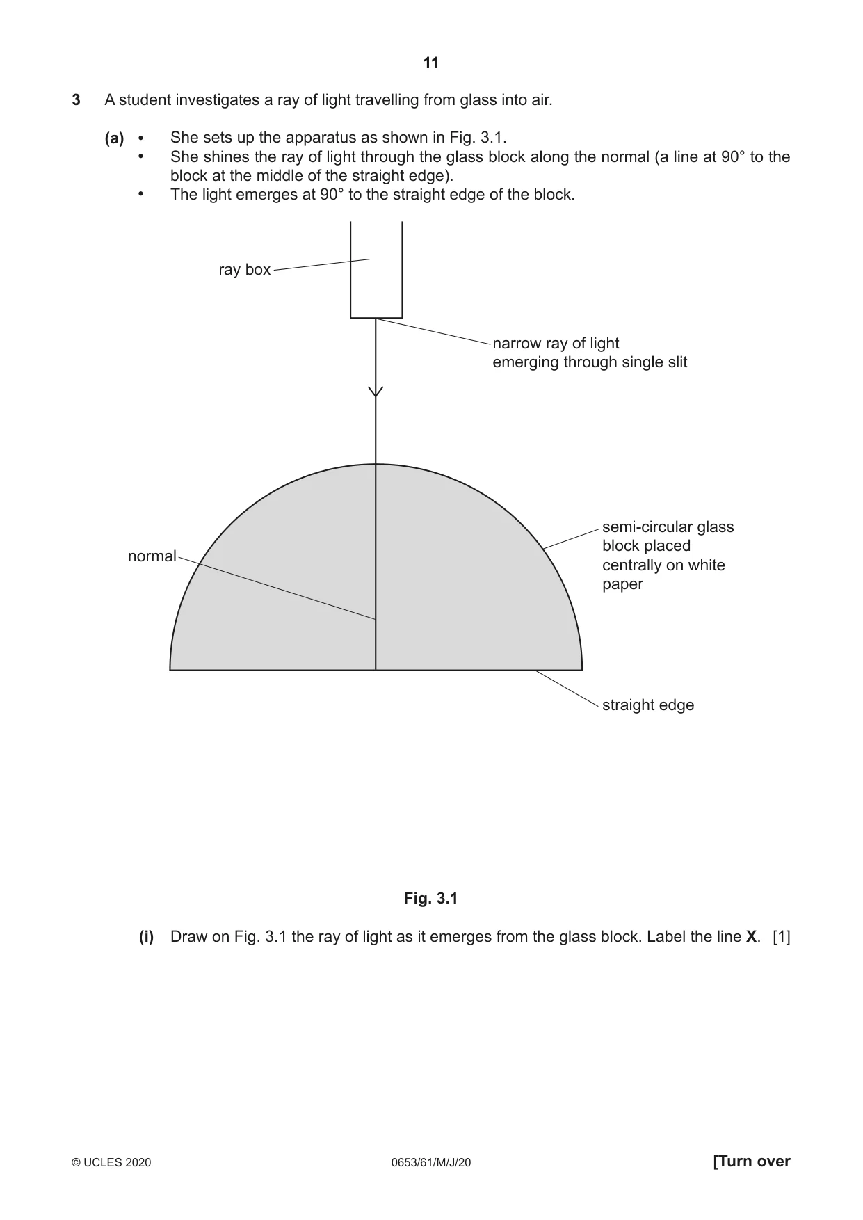 Cambridge IGCSE Science - Combined 0653 2020 May/June Paper 6 · Variant 1 question paper, page 11 of 16