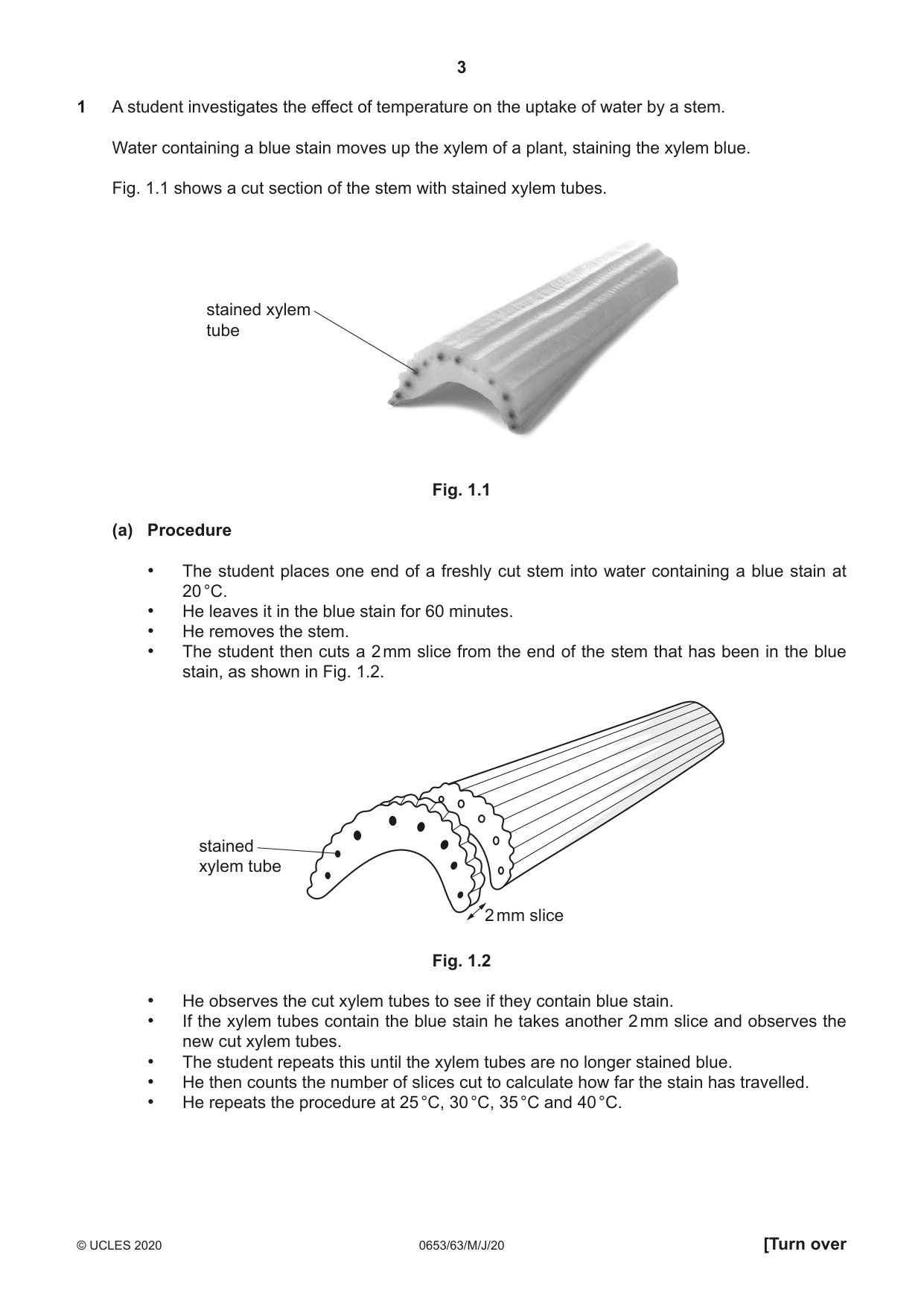 Cambridge IGCSE Science - Combined 0653 2020 May/June Paper 6 · Variant 3 question paper, page 3 of 16