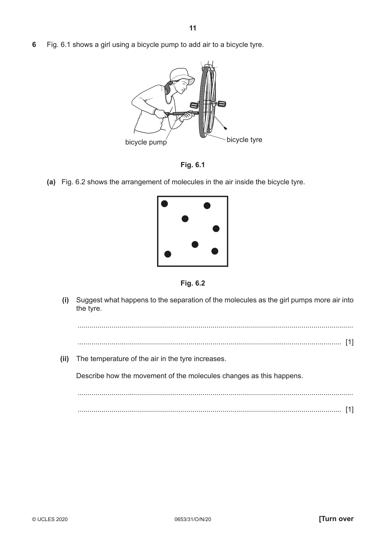 Cambridge IGCSE Science - Combined 0653 2020 Oct/Nov Paper 3 · Variant 1 question paper, page 11 of 20