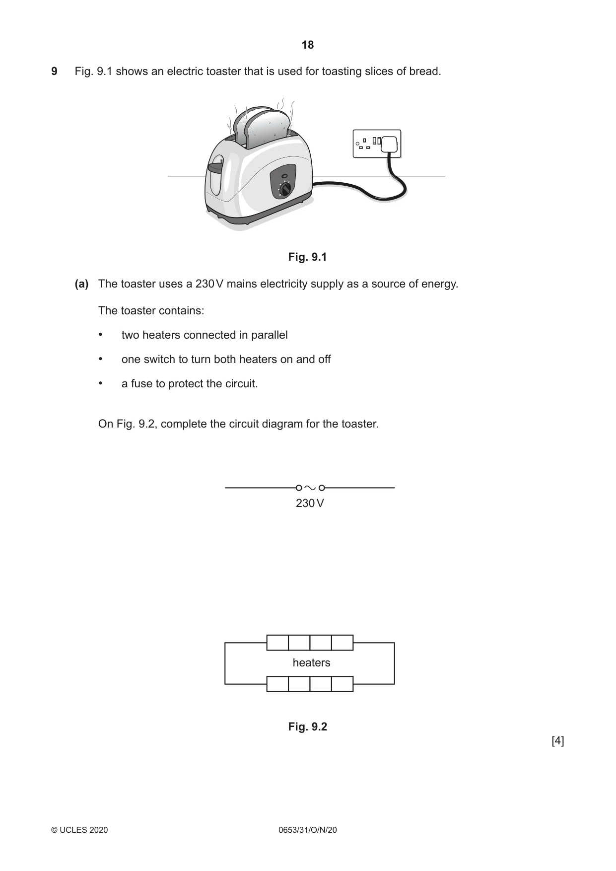 Cambridge IGCSE Science - Combined 0653 2020 Oct/Nov Paper 3 · Variant 1 question paper, page 18 of 20