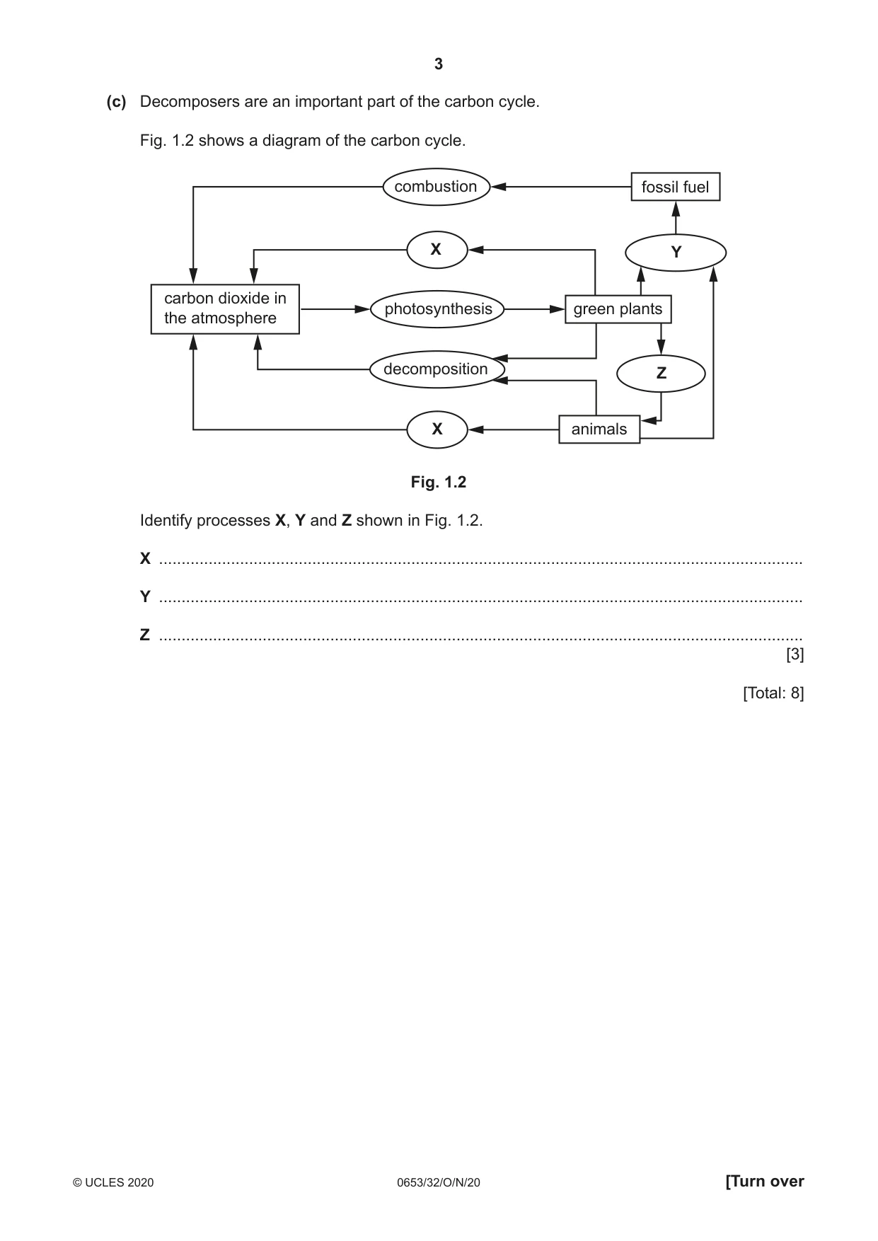 Cambridge IGCSE Science - Combined 0653 2020 Oct/Nov Paper 3 · Variant 2 question paper, page 3 of 20