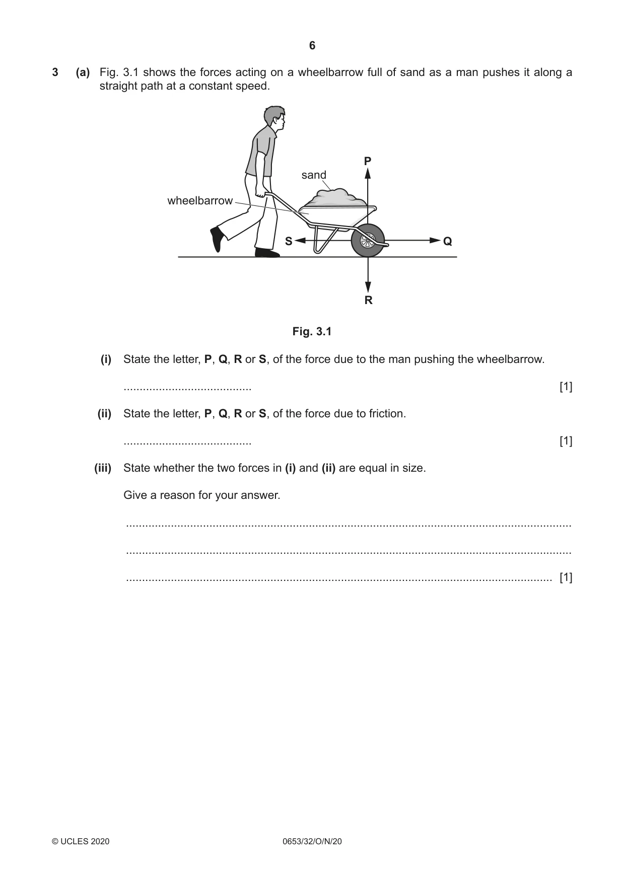 Cambridge IGCSE Science - Combined 0653 2020 Oct/Nov Paper 3 · Variant 2 question paper, page 6 of 20