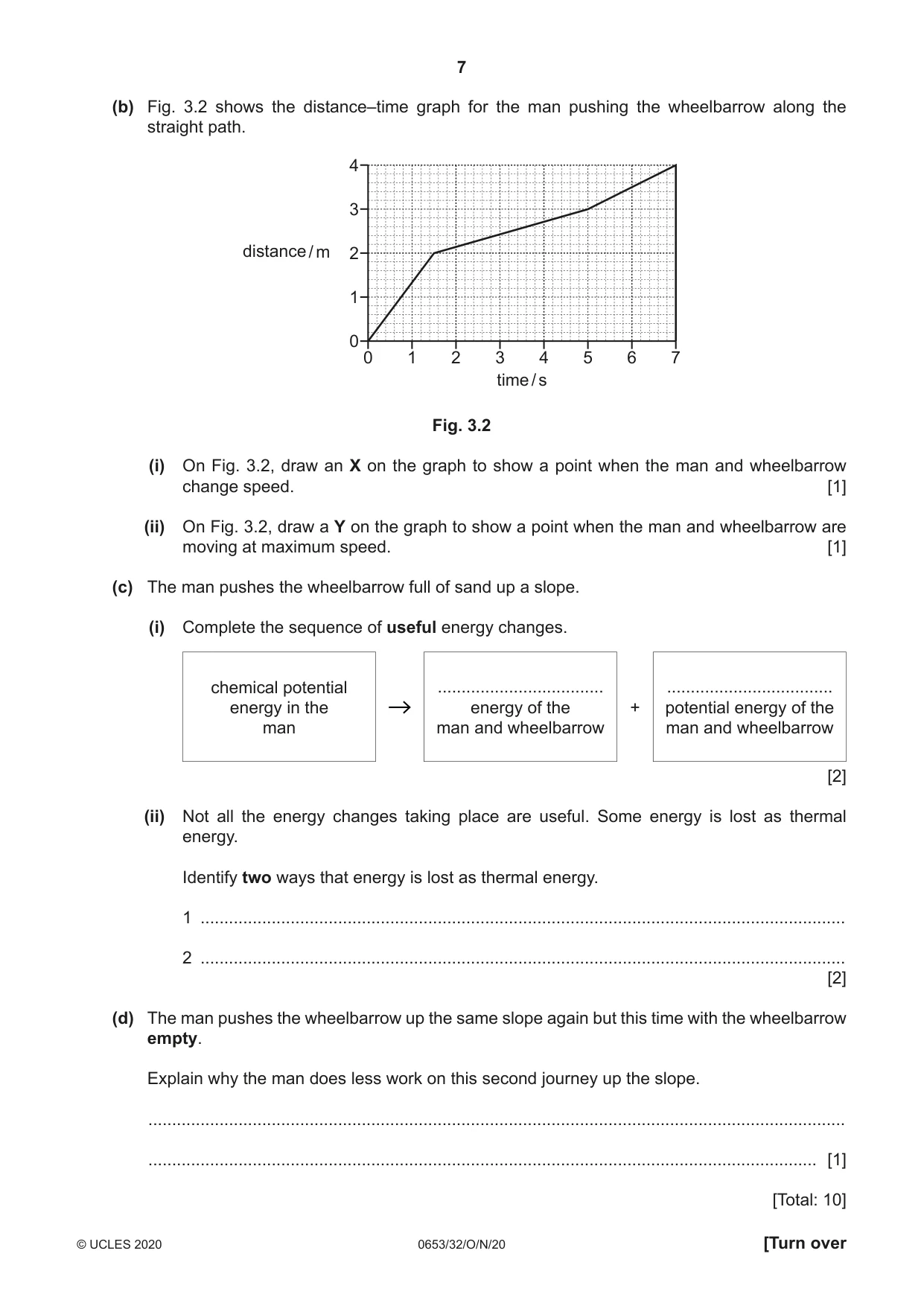 Cambridge IGCSE Science - Combined 0653 2020 Oct/Nov Paper 3 · Variant 2 question paper, page 7 of 20