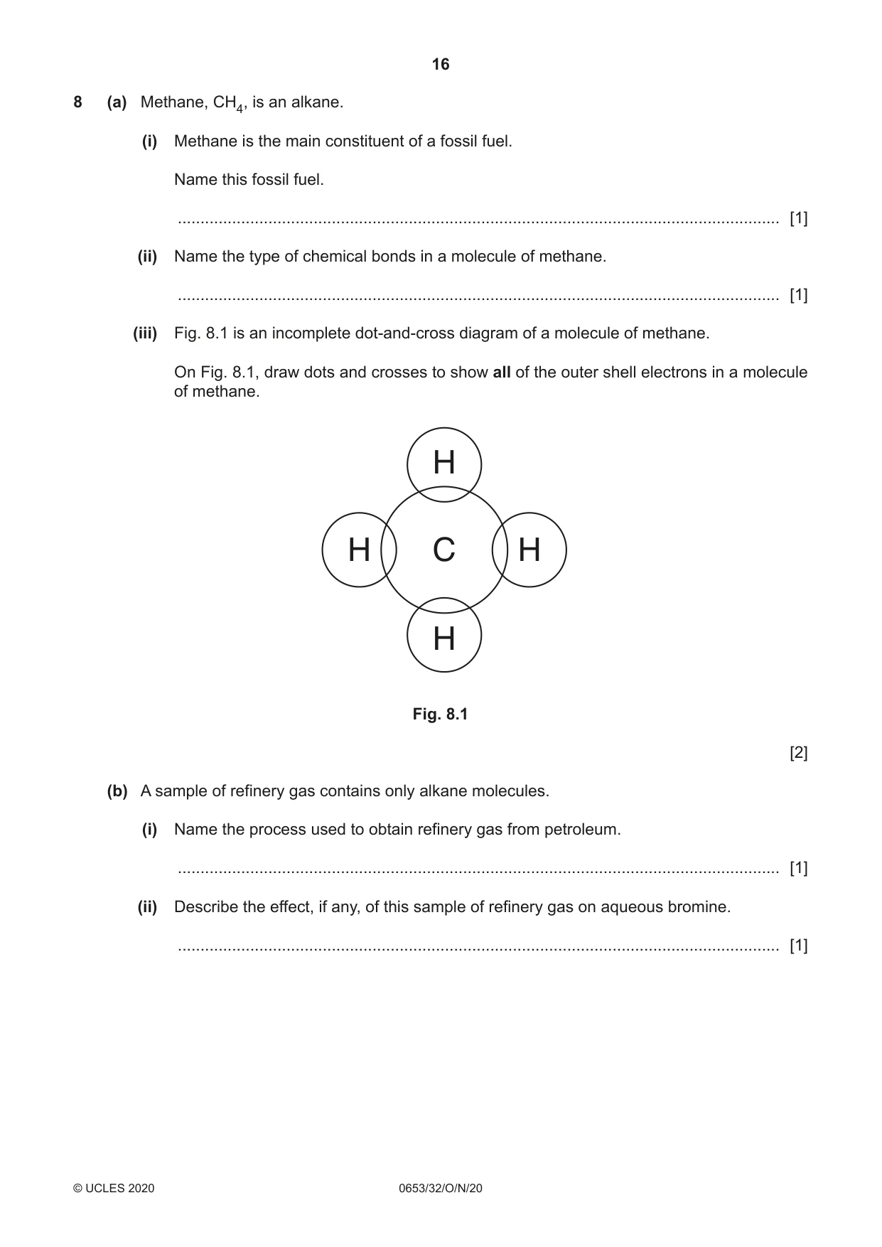 Cambridge IGCSE Science - Combined 0653 2020 Oct/Nov Paper 3 · Variant 2 question paper, page 16 of 20