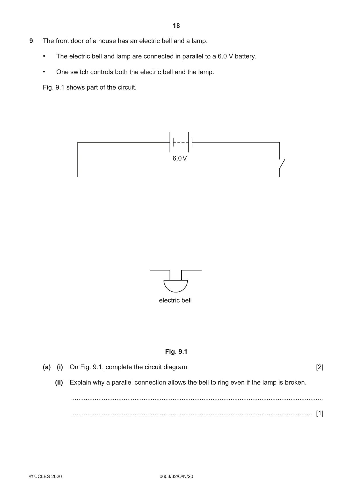 Cambridge IGCSE Science - Combined 0653 2020 Oct/Nov Paper 3 · Variant 2 question paper, page 18 of 20