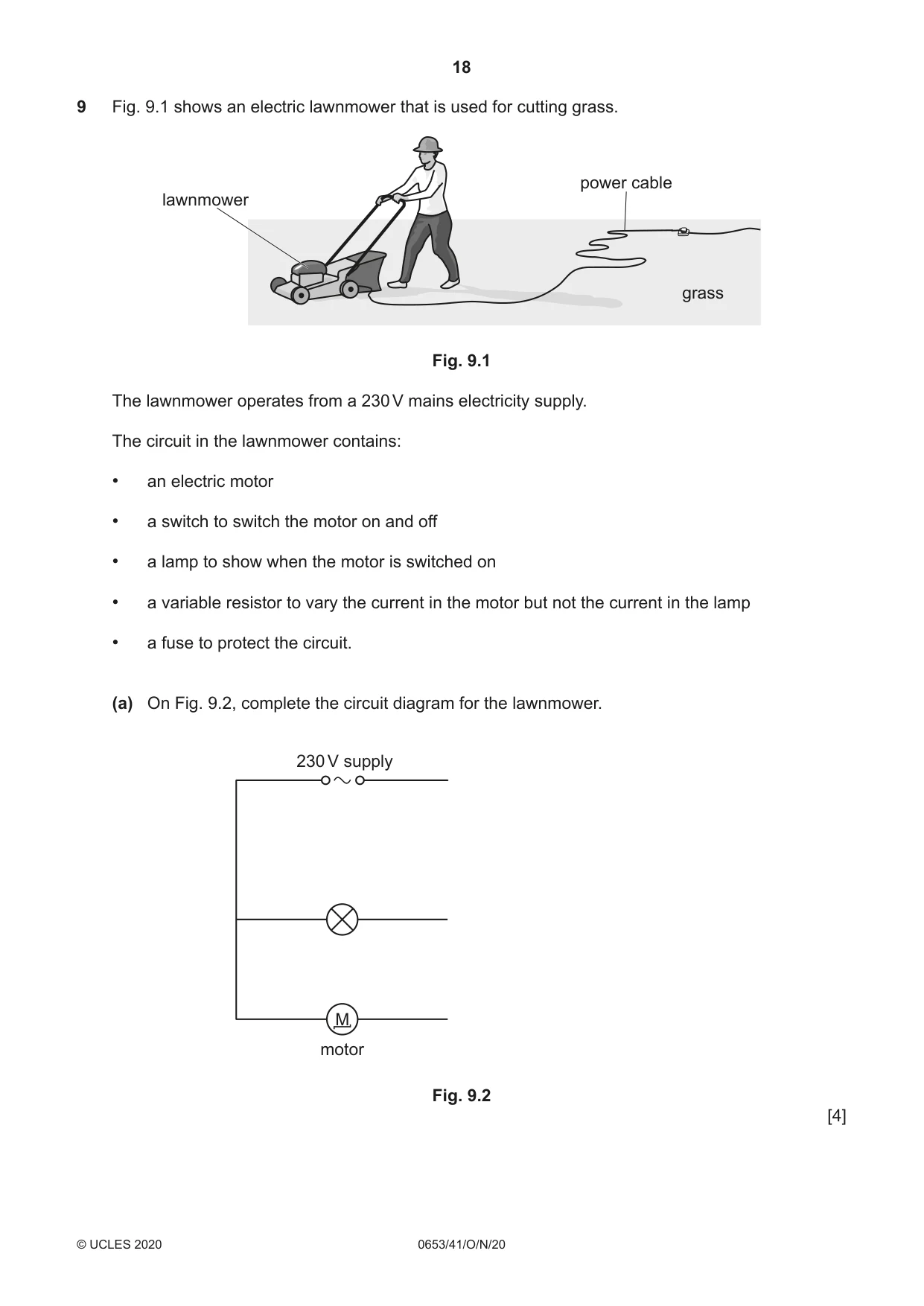 Cambridge IGCSE Science - Combined 0653 2020 Oct/Nov Paper 4 · Variant 1 question paper, page 18 of 20