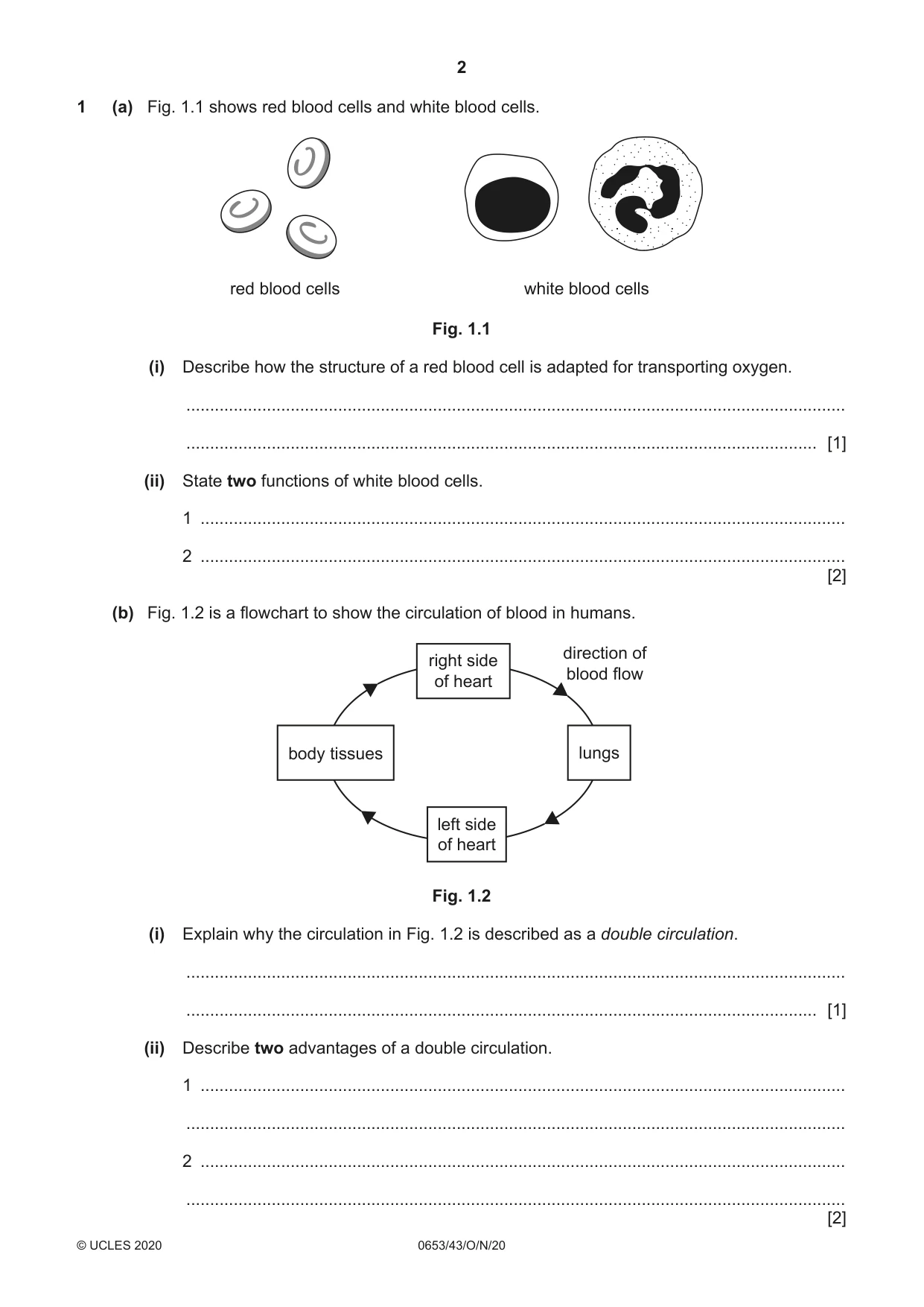 Cambridge IGCSE Science - Combined 0653 2020 Oct/Nov Paper 4 · Variant 3 question paper, page 2 of 24