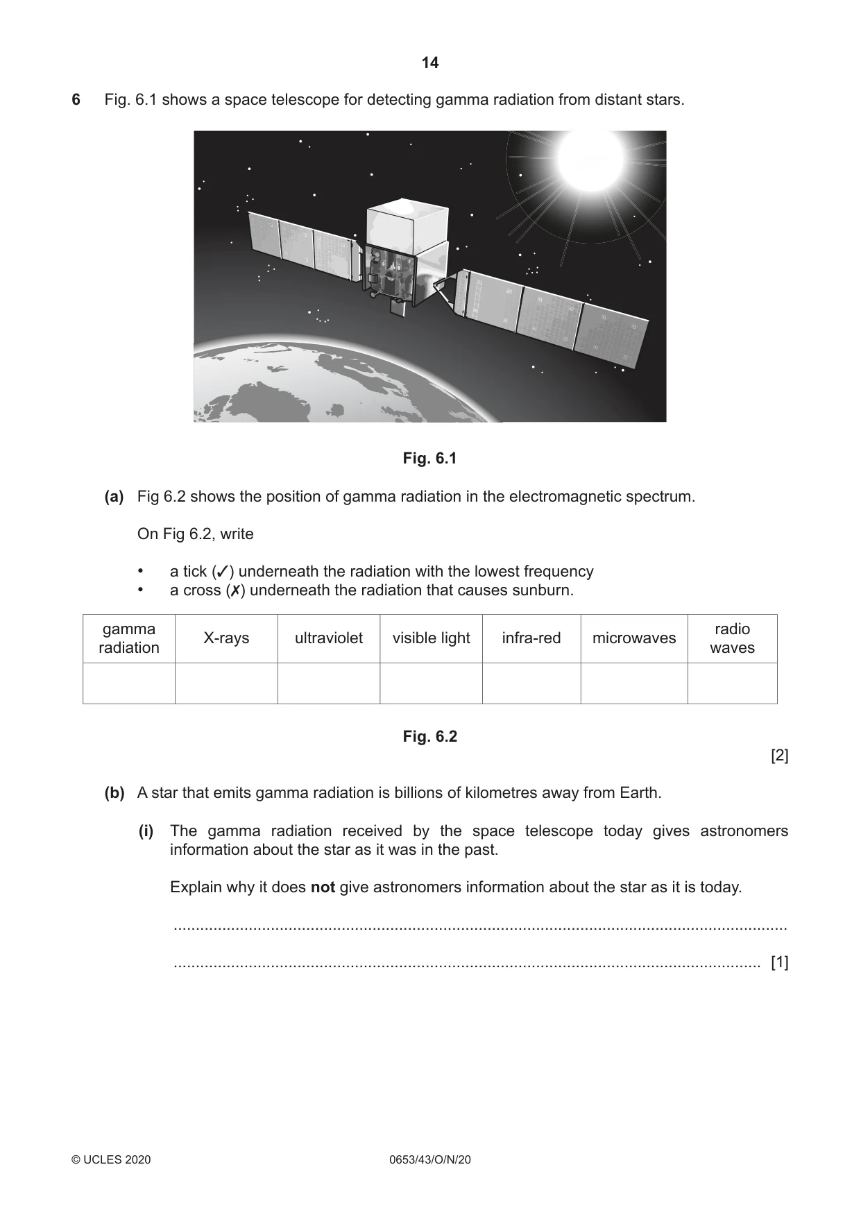 Cambridge IGCSE Science - Combined 0653 2020 Oct/Nov Paper 4 · Variant 3 question paper, page 14 of 24