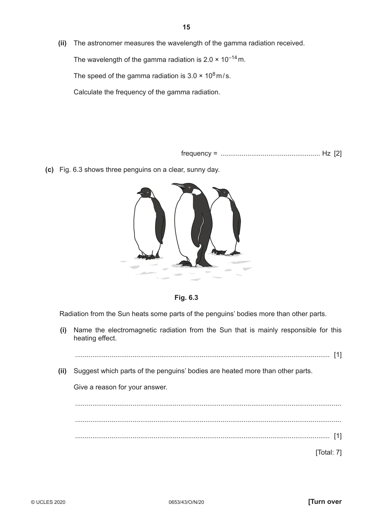 Cambridge IGCSE Science - Combined 0653 2020 Oct/Nov Paper 4 · Variant 3 question paper, page 15 of 24