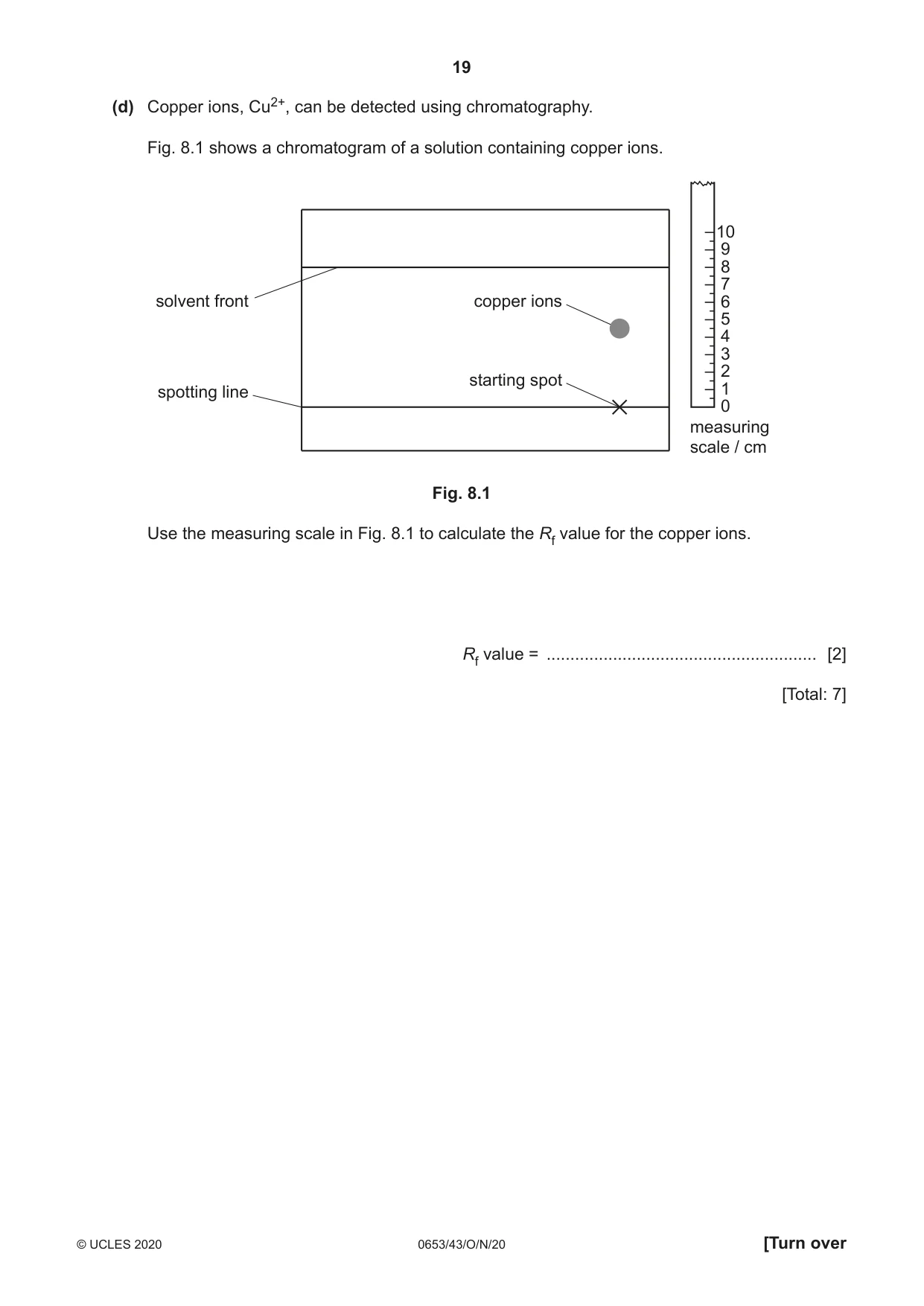 Cambridge IGCSE Science - Combined 0653 2020 Oct/Nov Paper 4 · Variant 3 question paper, page 19 of 24